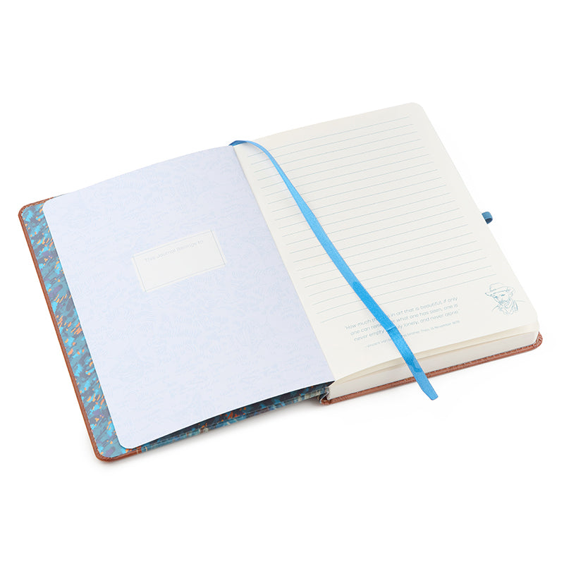 Van Gogh Self Portrait with Grey Felt Hat Notebook - Lined Journal for Writing, Sketching & Note Taking - Perfect Gift for Artists, Students & Office Use