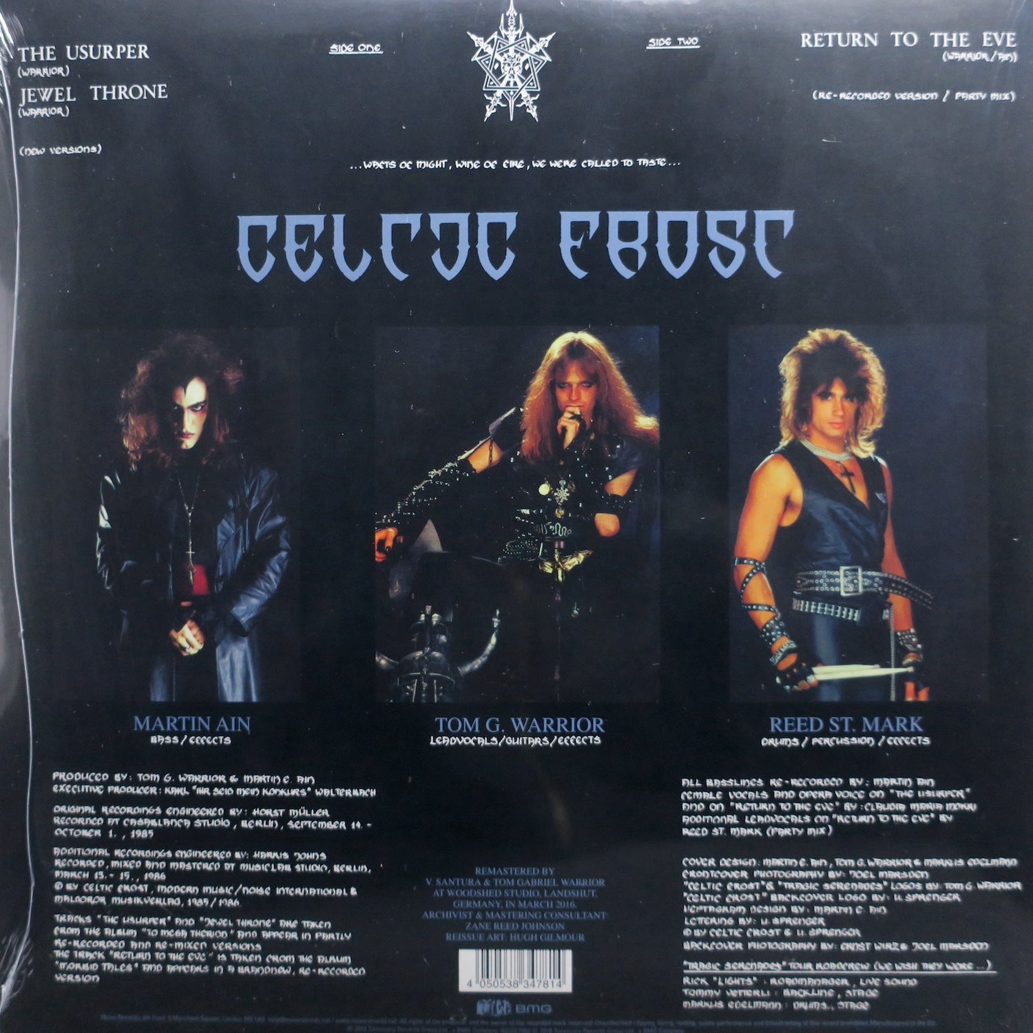 CELTIC FROST 'Tragic Serenades' Limited Edition Picture Disc Vinyl LP Record - Heavy Metal Collector's Item for Music Enthusiasts & Home Decor
