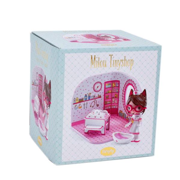Milou Tiny Shop - Miniature Dollhouse Furniture & Decor for Collectors - Perfect for DIY Dollhouse, Fairy Garden, and Model Train Scenes