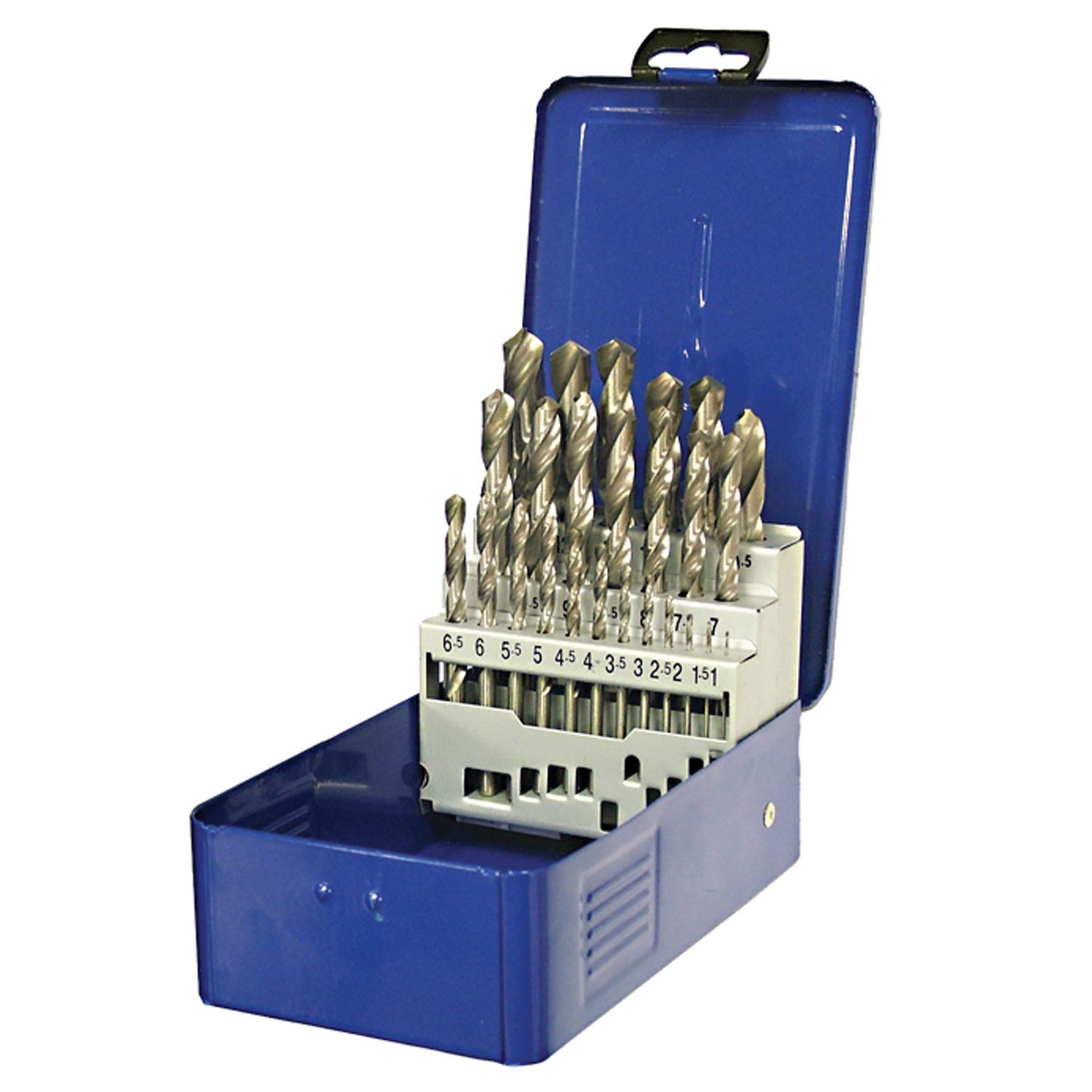 Faithfull MSET25PRO High-Speed Steel (HSS) Drill Bit Set M2 1-13mm with Storage Case - Perfect for Metal, Wood, and Plastic Drilling Projects