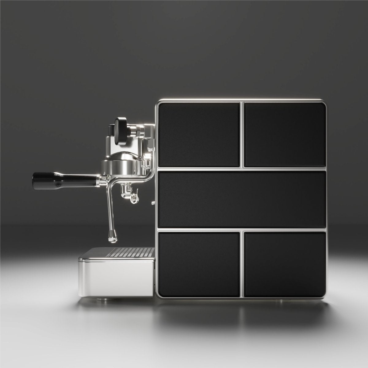Premium Stone Espresso Machine in Matte Black - Perfect for Home Baristas & Coffee Lovers - Ideal for Kitchens, Offices & Coffee Shops