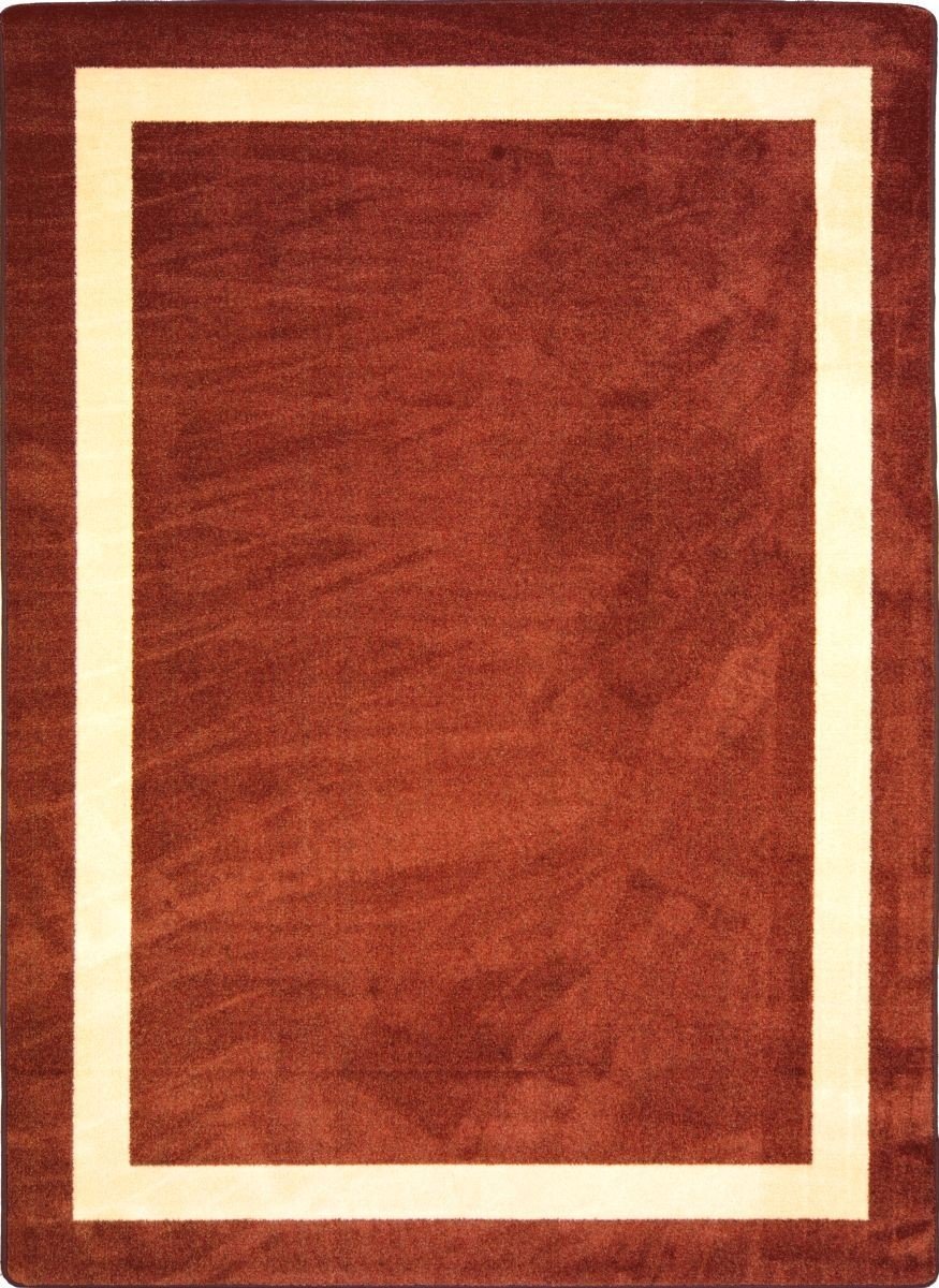 Joy Carpets Family Legacies Portrait Wine Purple Round Area Rug 7'7