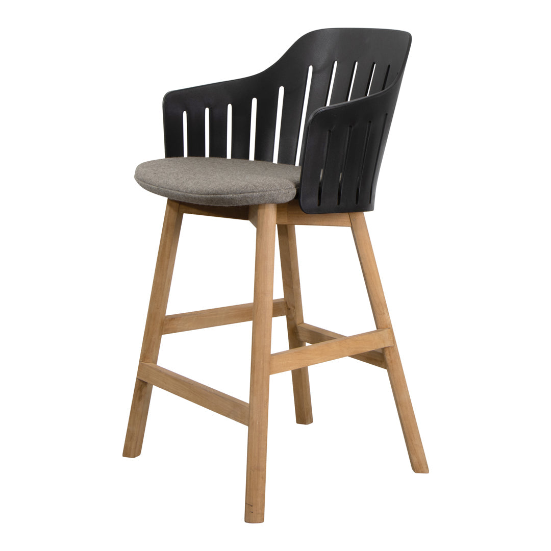 Premium Wooden Counter Stool with Cushioned Seat - Modern Bar Height Kitchen Island Stool for Dining & Entertaining