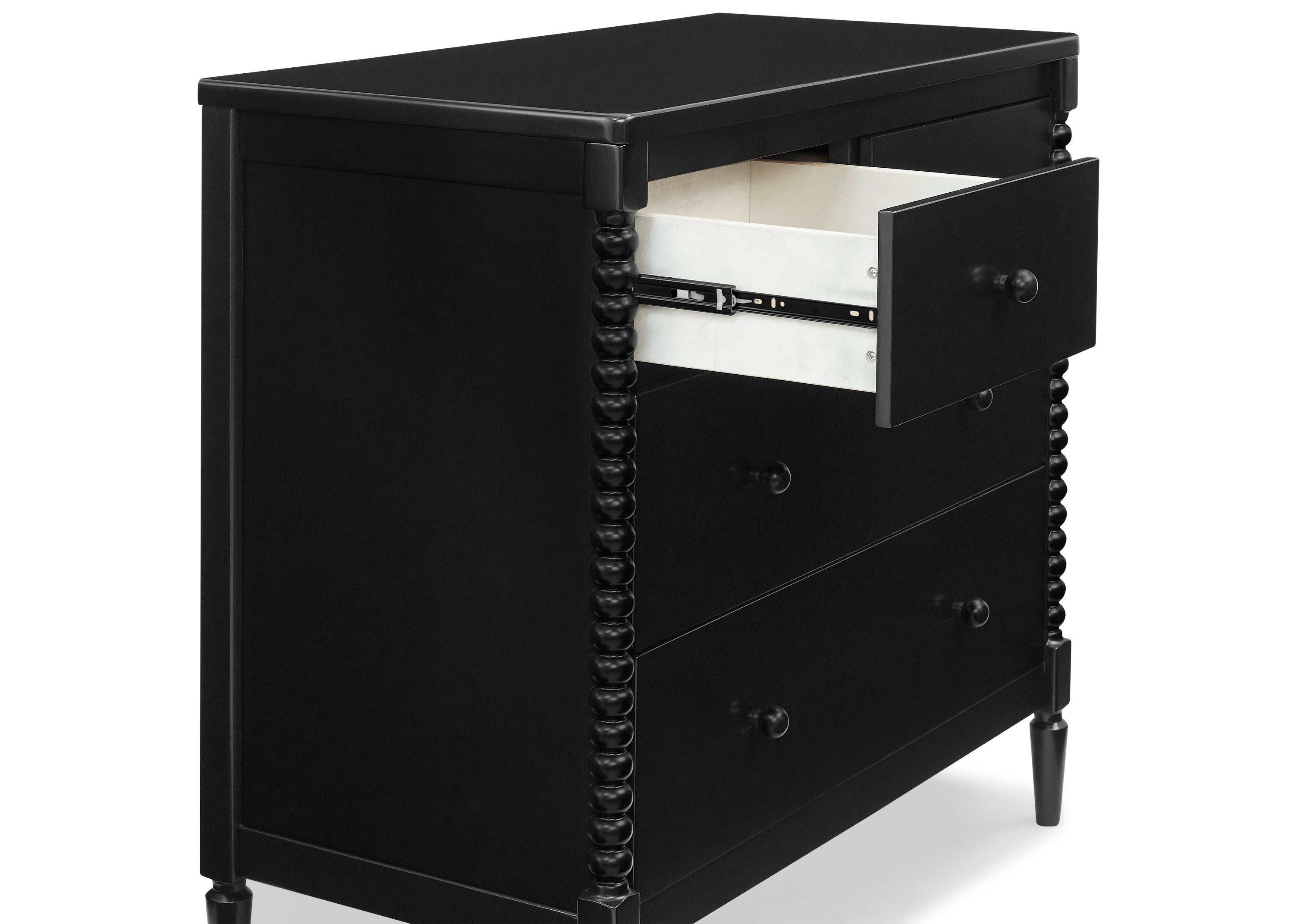 Saint 4-Drawer Baby Dresser with Changing Table Top & Safety Interlocking Drawers - Perfect Nursery Storage Solution for Diapers, Clothes & Baby Essentials