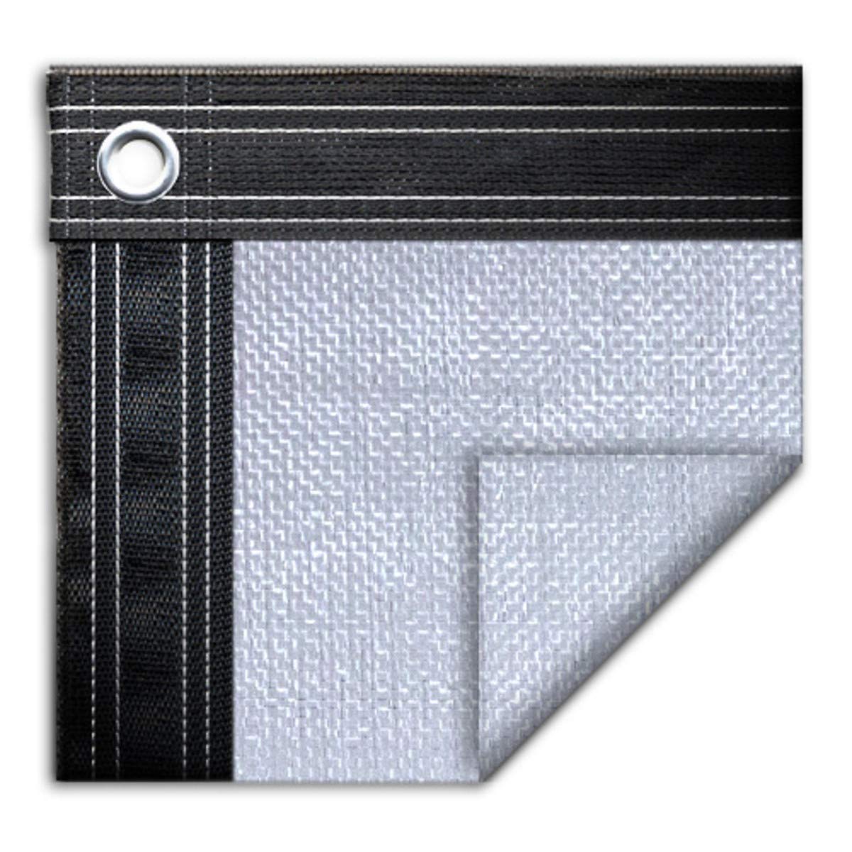 Pool Mate 523050R Silver Extreme Mesh Winter Pool Cover 30' x 50' - Heavy Duty Protection for In-Ground Pools During Cold Seasons