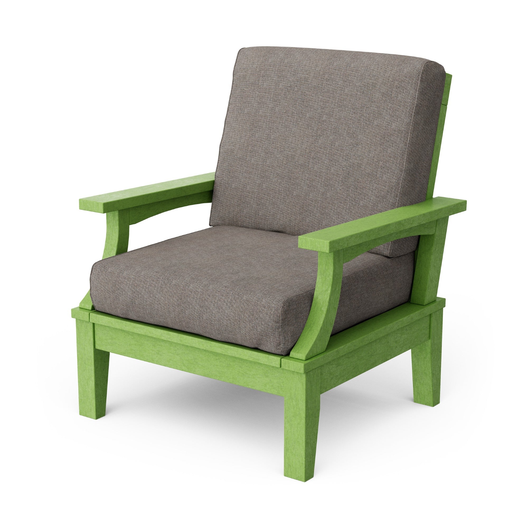 Heritage Deep Seating Patio Chair with Weather-Resistant Cushions - Outdoor Lounge Furniture for Garden, Poolside & Backyard Relaxation