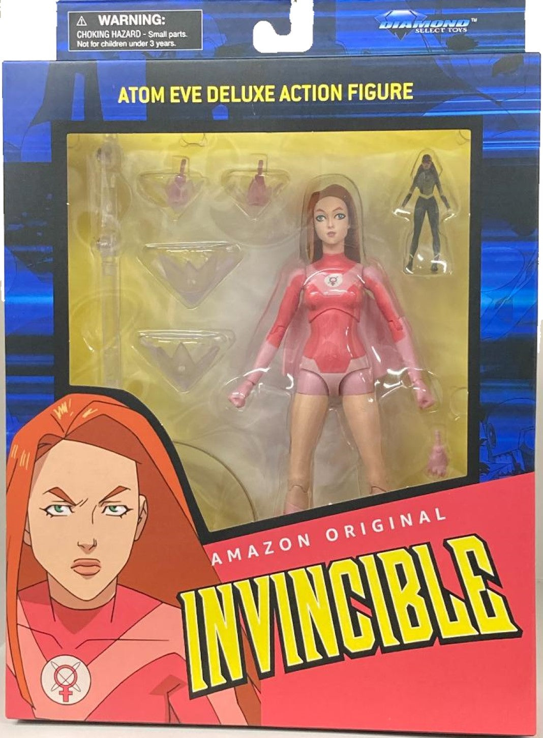 Atom Eve Deluxe Action Figure - Highly Detailed Collectible with Multiple Poses | Perfect for Fans of Invincible, Superhero Displays & Gift Giving