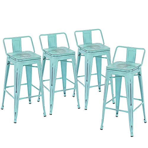 Low Back Distressed Mint