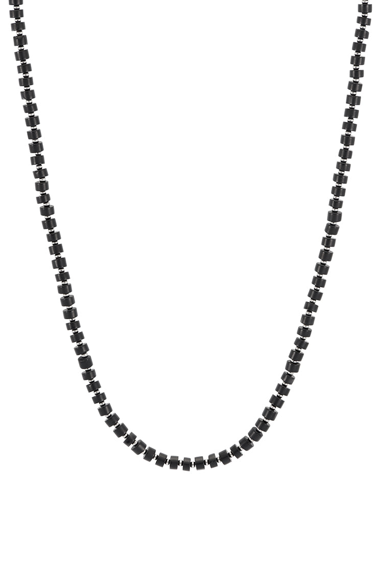 Gemstone Rondelle Necklace for Men - Handmade Beaded Jewelry with Natural Stones - Perfect for Gifts, Weddings & Everyday Wear