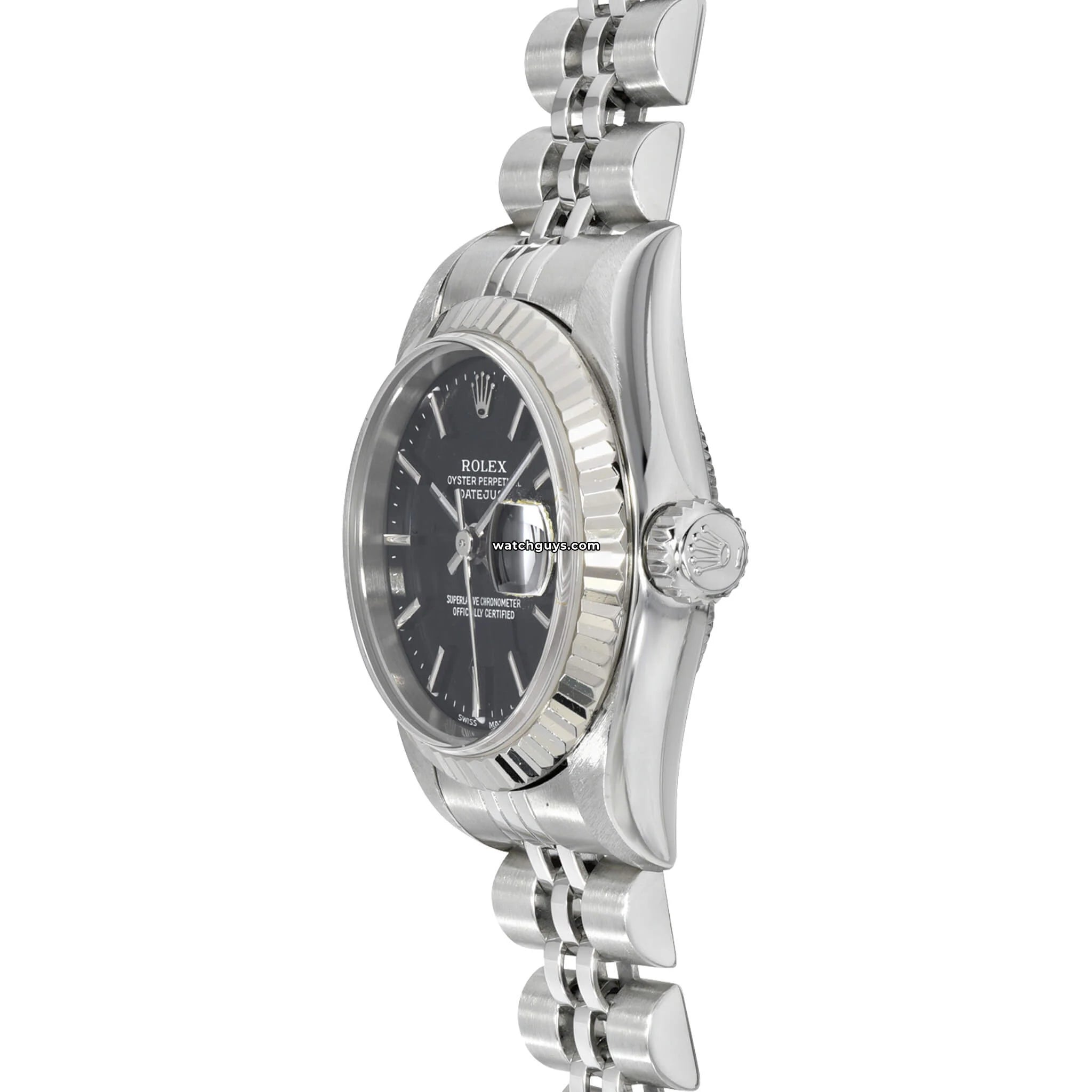 Authentic Rolex Datejust 79174 Black Dial Stainless Steel Watch - Luxury Timepiece for Men, Business & Formal Occasions