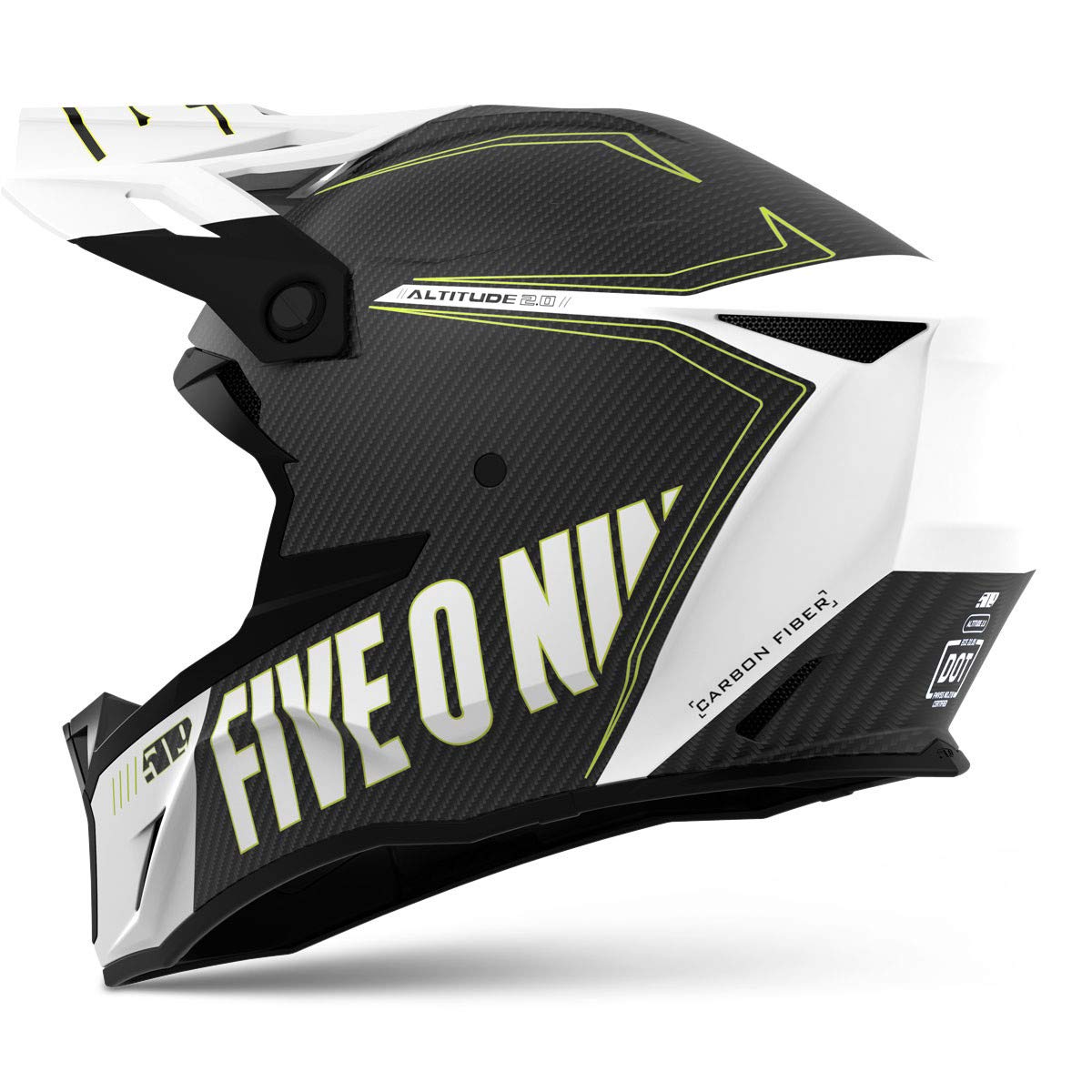 509 Altitude 2.0 Carbon Fiber Snowmobile Helmet - Storm Chaser 2021 Model - 2X-Large Size - Lightweight & Durable for Extreme Winter Sports & Snowmobiling Adventures