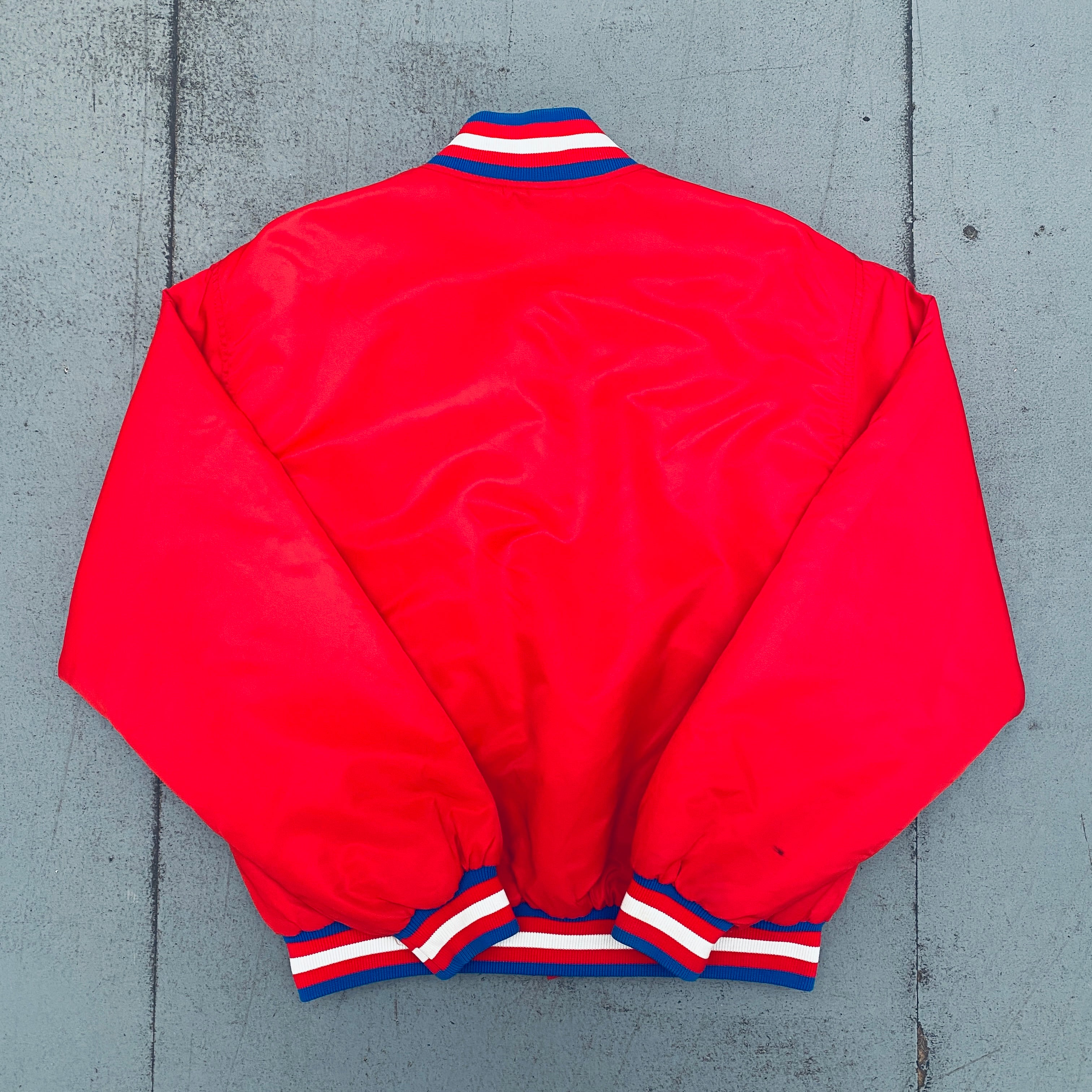 Philadelphia 76ers Vintage 1980s NBA Bomber Jacket for Men - Retro Basketball Fan Gift & Streetwear Fashion