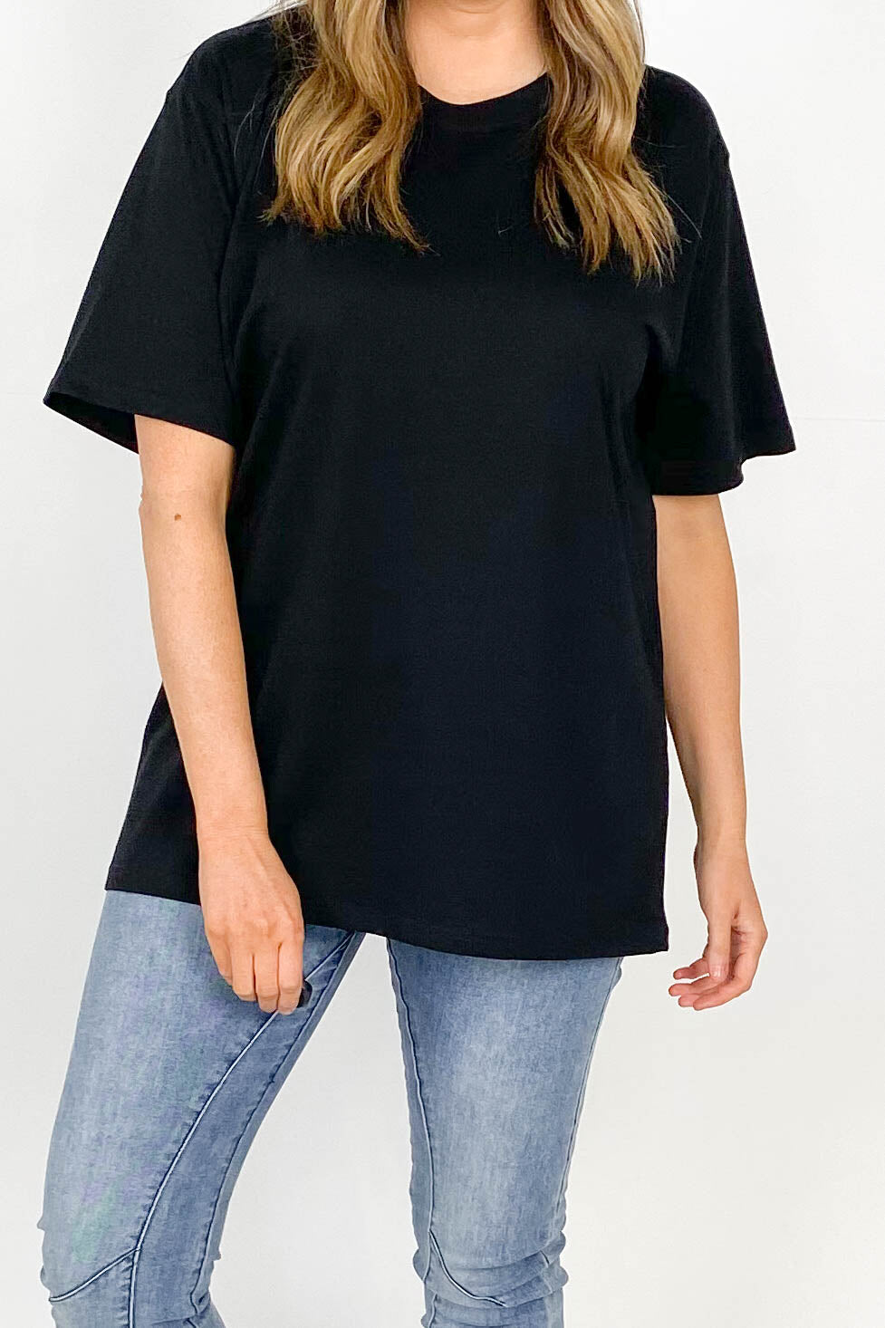 AS Colour Classic Tee Black - Premium Cotton T-Shirt for Men & Women | Soft Everyday Basic Shirt for Casual Wear, Gym, and Layering