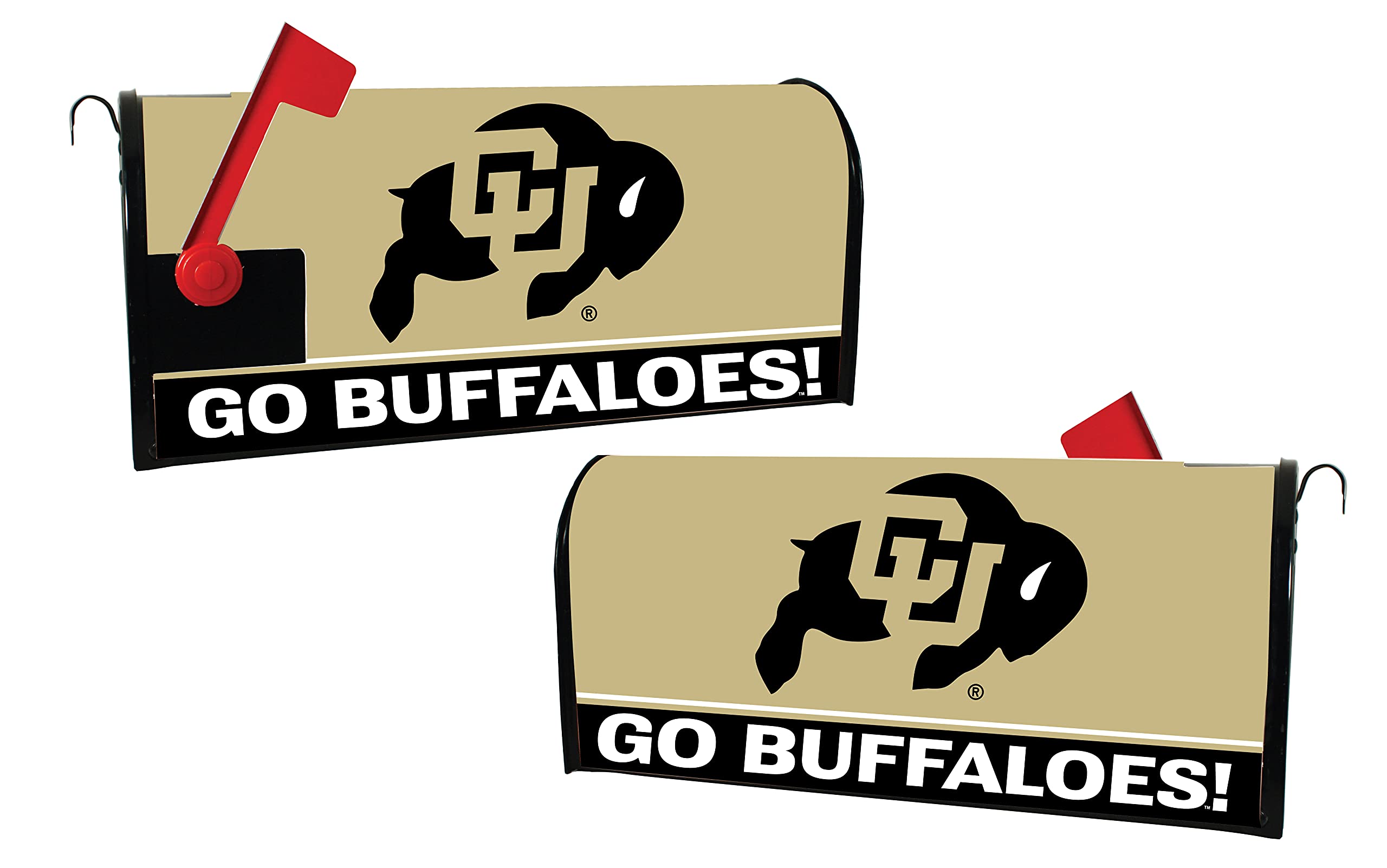 Officially Licensed Colorado Buffaloes Mailbox Cover - NCAA Collegiate Design for 2021 | Perfect for Game Day Decor & Front Yard Fan Display