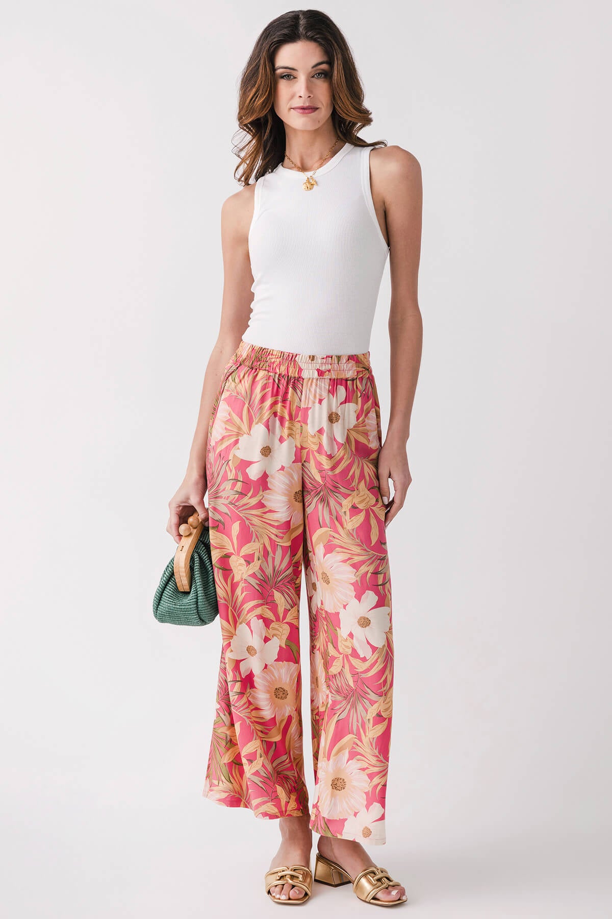 Z Supply Dante Barra Tropic Pant - Women's Lightweight Linen Pants for Summer, Beach & Vacation - Perfect for Casual Wear, Travel & Tropical Getaways