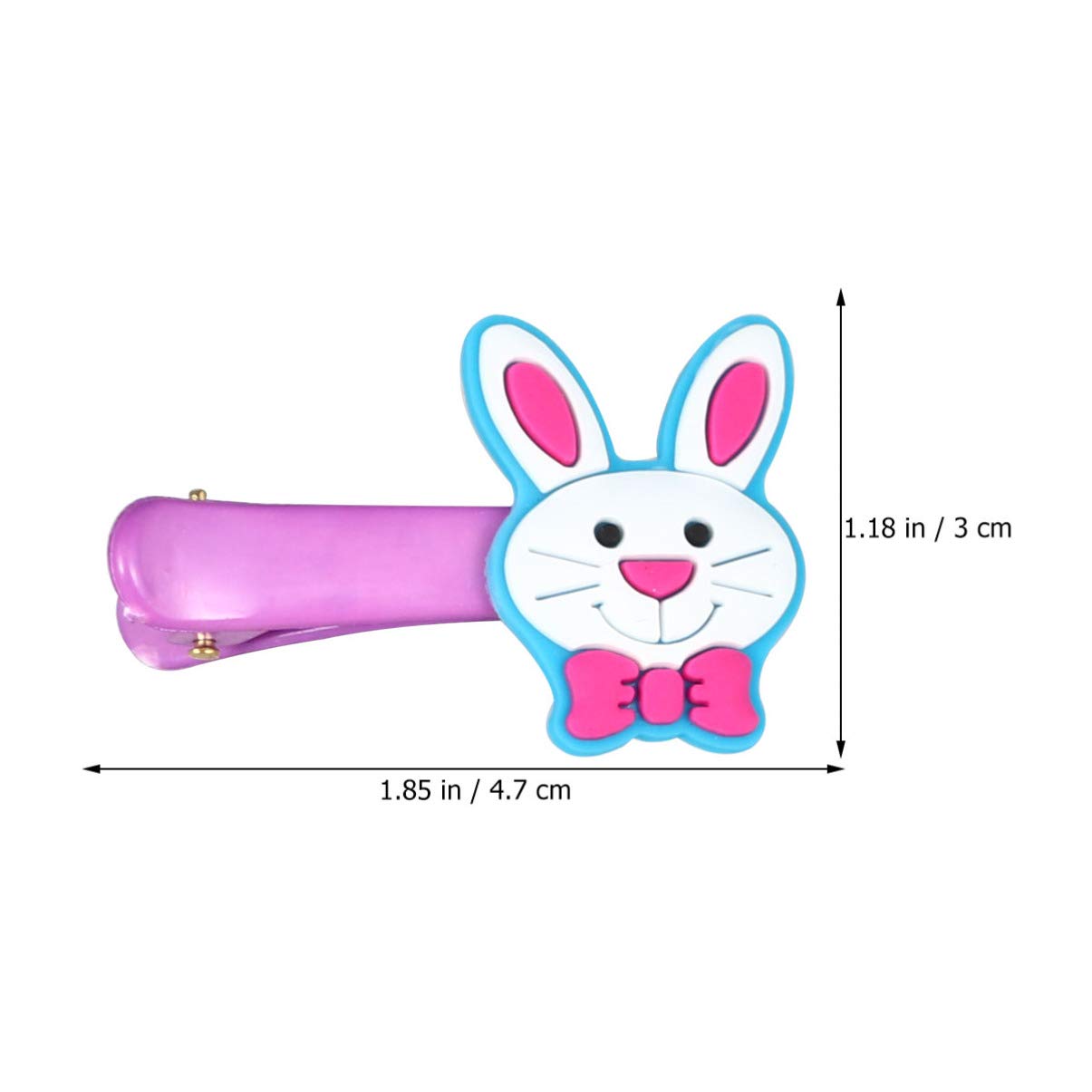 Beaupretty 20pcs Easter Hair Clips Set - Carton Alligator Clips with Bunny & Egg Designs for Kids, Girls Party Hair Accessories - Perfect for Easter Festival, Birthday Parties & School Events (Random Patterns)