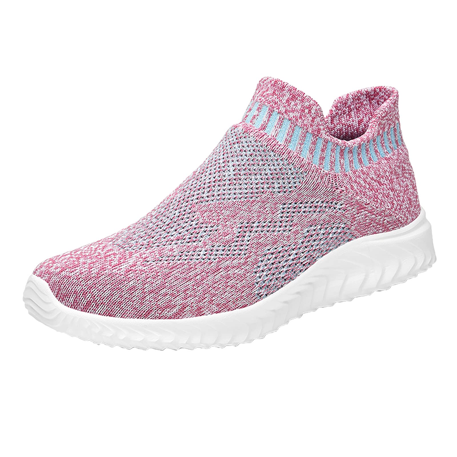 Women's Breathable Mesh Wedge Sneakers - Comfortable Slip-On Casual Walking Shoes for Wide Feet | Perfect for Work, Travel & Everyday Wear