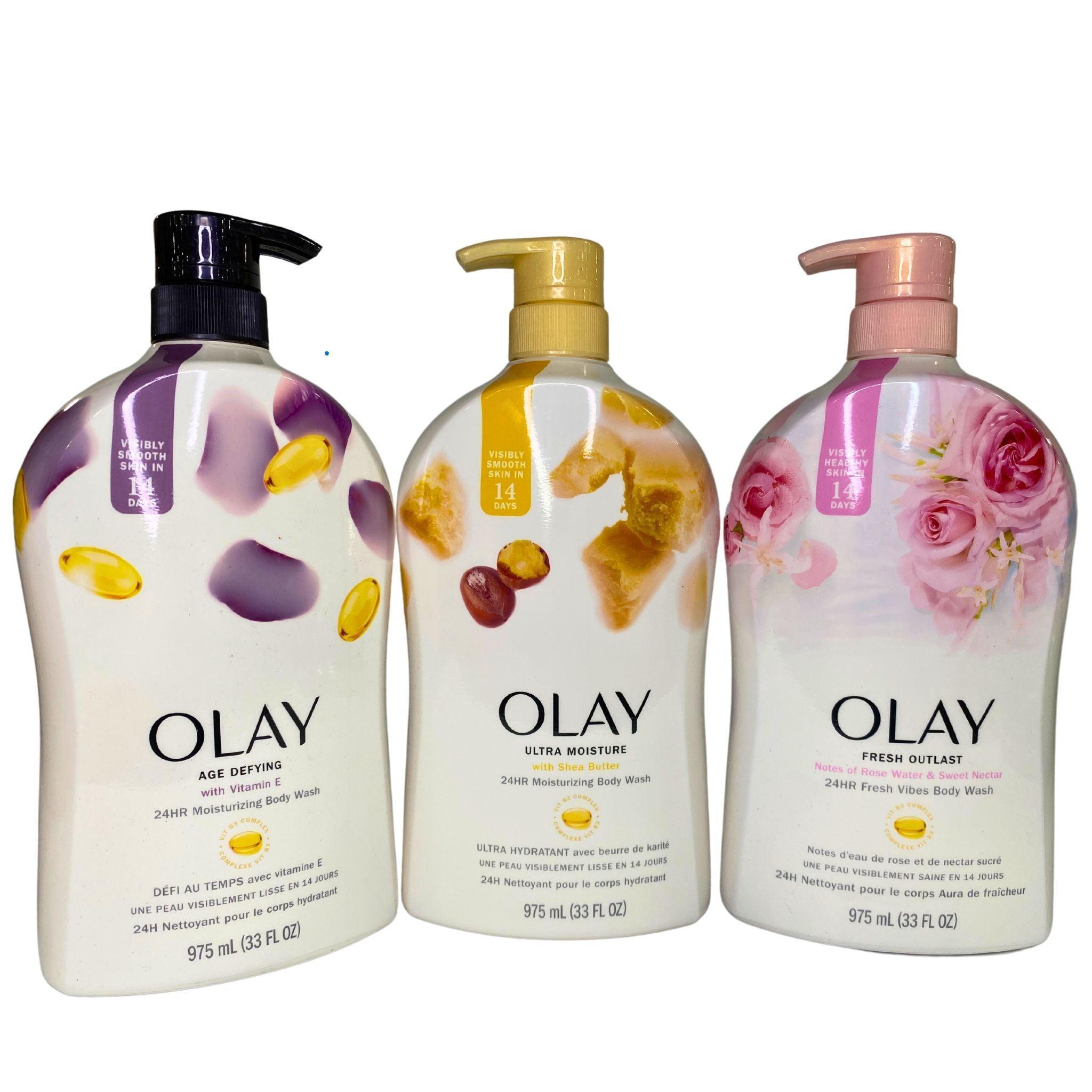 Olay 33OZ Body Wash Variety Pack - 31 Pieces with Assorted Scents for Women & Men | Hydrating & Nourishing Shower Gel for Daily Skin Care Routine