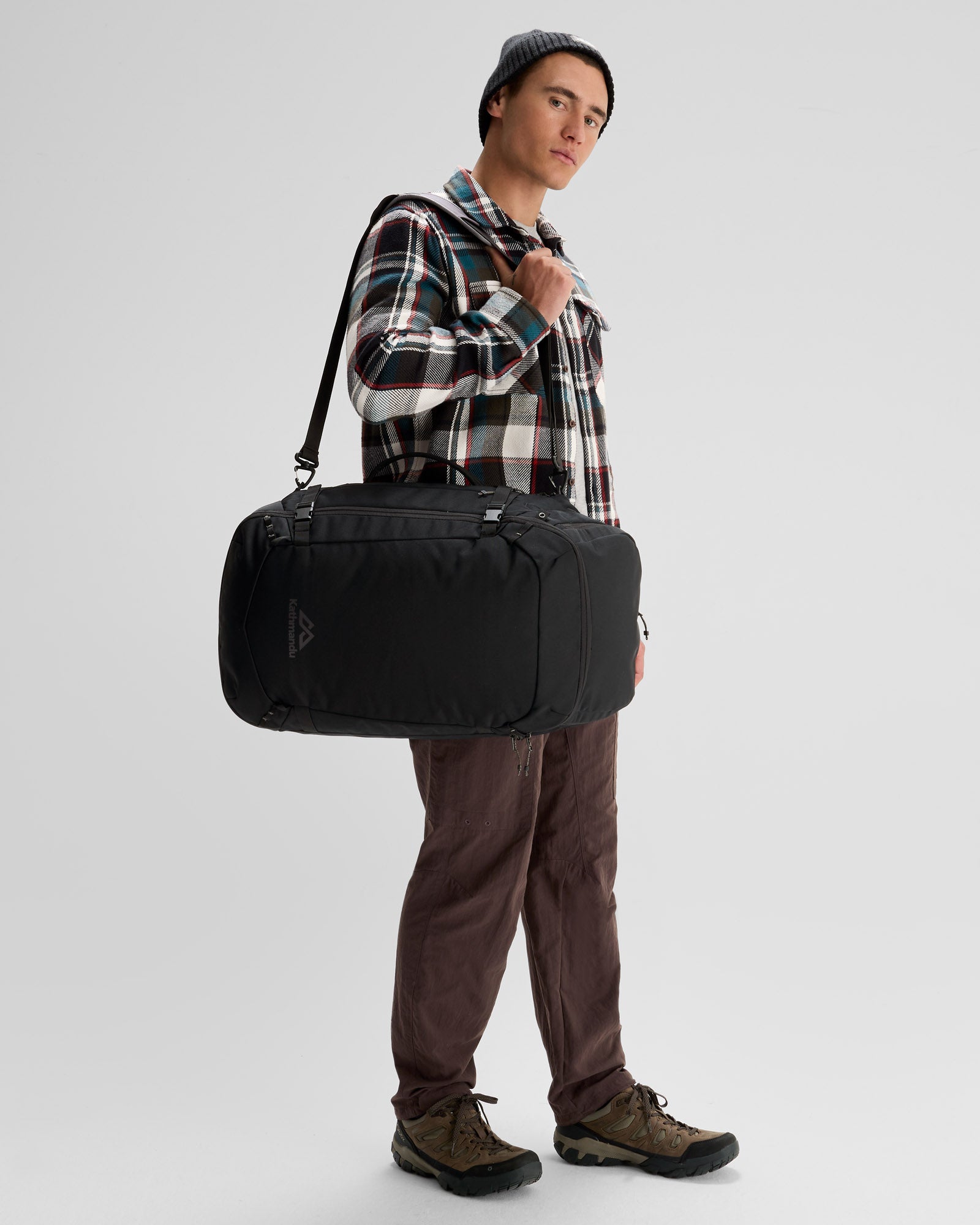 Litehaul Carry On V3 38L Black Stingray Luggage - Lightweight Durable Travel Suitcase for Airplane Carry-On, Business Trips & Weekend Getaways