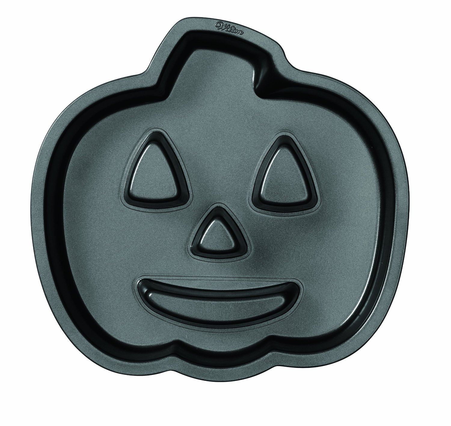 Wilton Halloween Jack-O-Lantern Fluted Cake Pan - Professional Baking Mold for Spooky Pumpkin Cakes, Cupcakes & Party Desserts - Perfect for Halloween, Fall Celebrations & Themed Parties