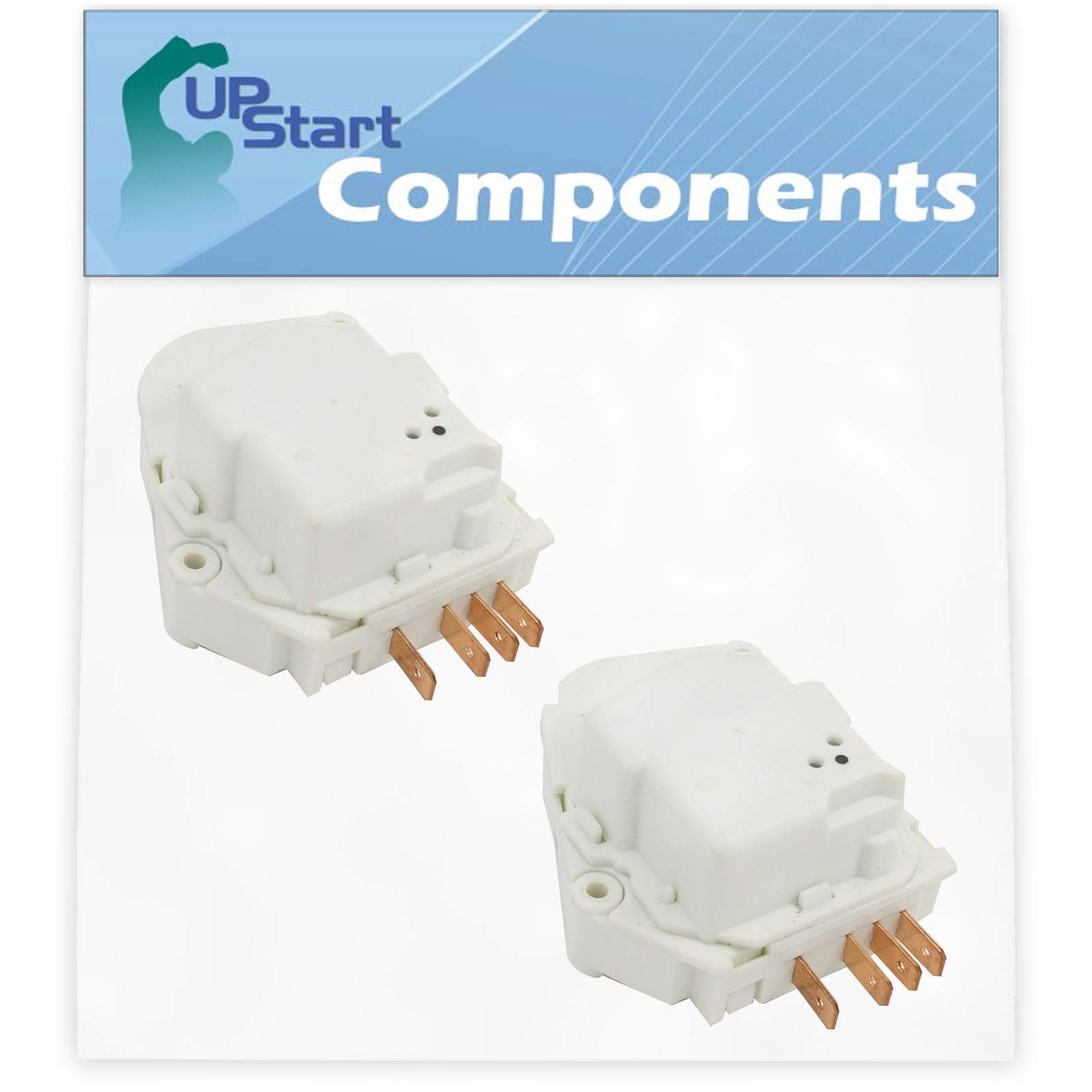 2-Pack Refrigerator Defrost Timer Replacement for Kenmore/Sears 253.61769015 - Compatible with 241809401, 241809402 - Perfect for DIY Fridge Repair & Maintenance