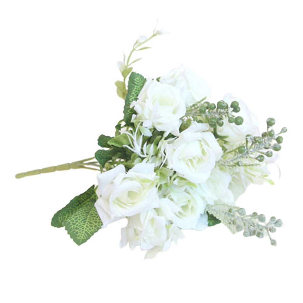 XISENOCI Artificial Rose Flower - 1Pc Lifelike Fake Rose for Wedding, Home, Garden, Office & Party Decor - Realistic Design, No Fading - Perfect for Centerpieces, Bouquets, Table Settings & DIY Crafts