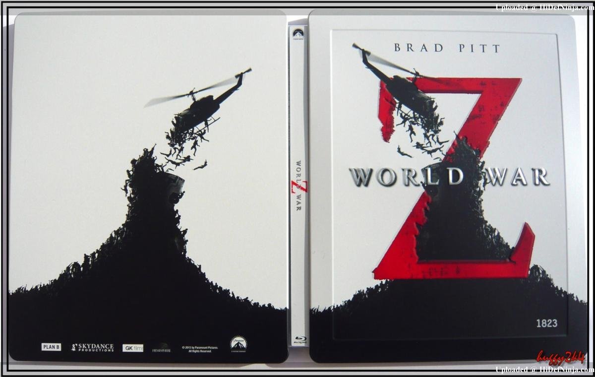 World War Z Blu-ray Steelbook Limited Edition - UK Import [Exclusive Collectible for Movie Fans] - Perfect for Home Theater & Gift Giving