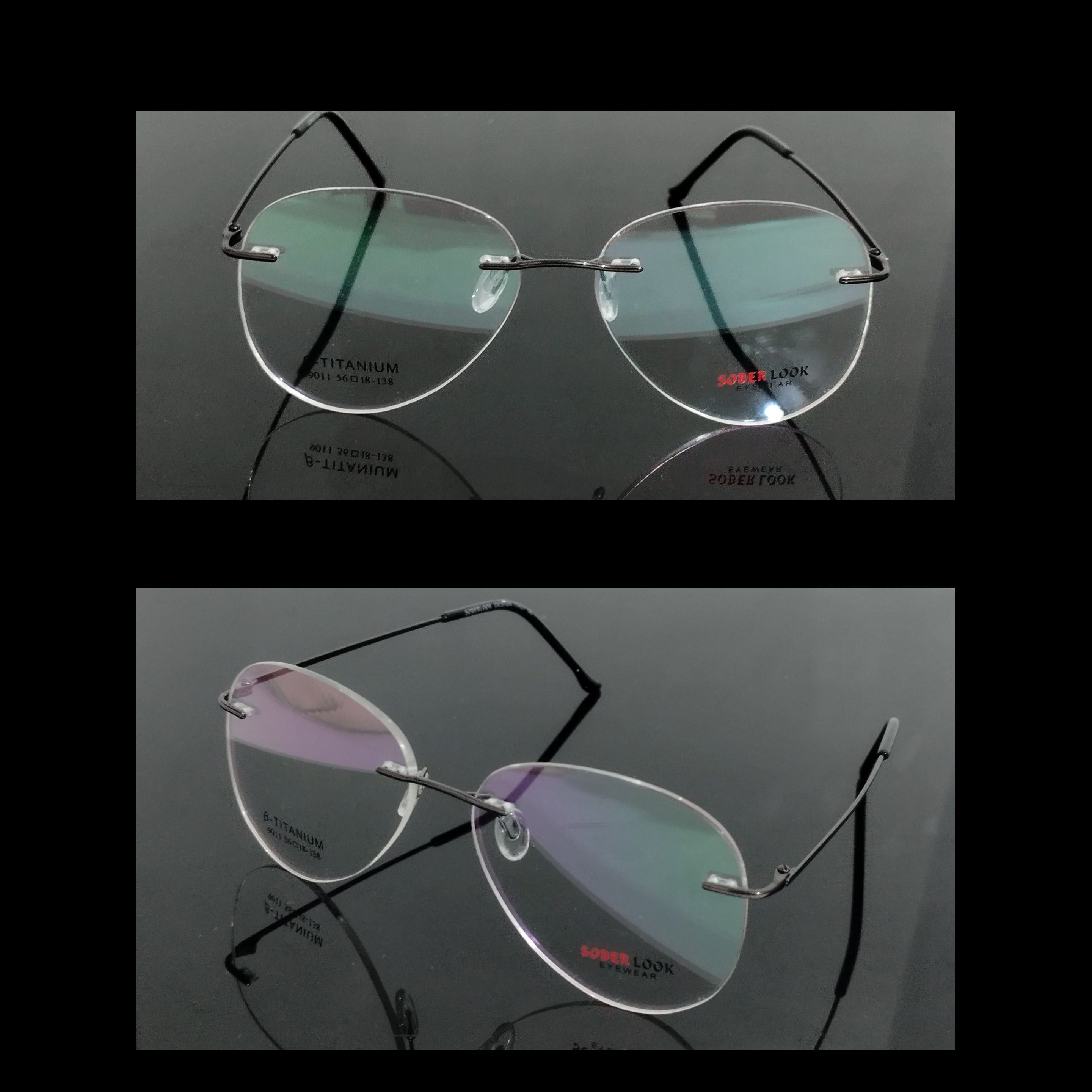 Stylish Rimless Aviator Glasses - Ultra Lightweight Frameless Eyewear for Men & Women | Perfect for Driving, Reading & Fashion Accessories