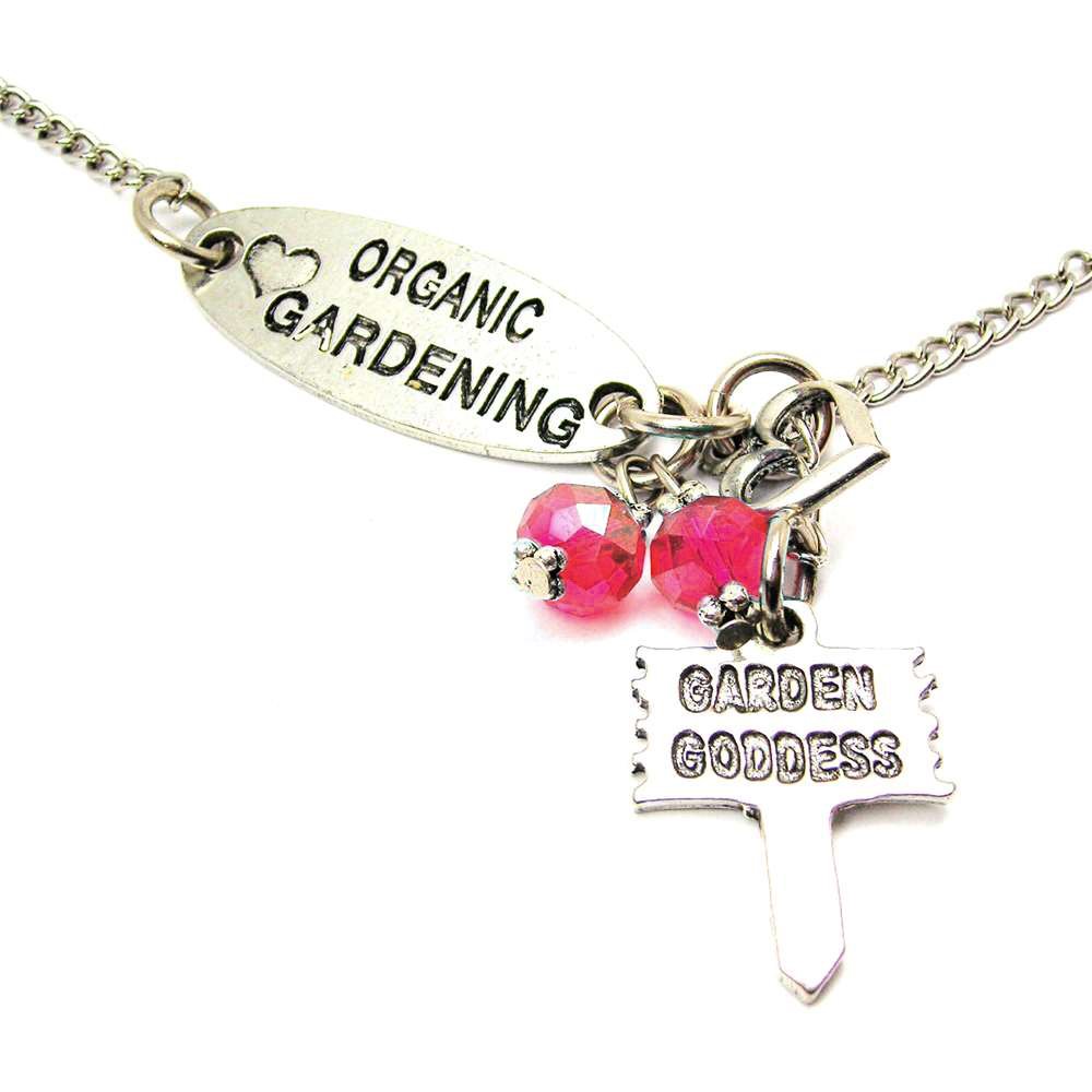 Organic Gardening Inspired Lariat Necklace - 22