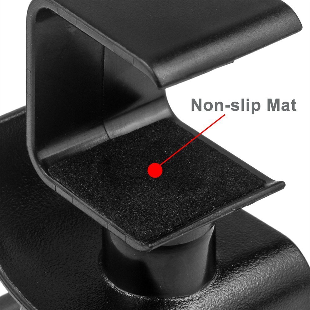 Adjustable TV Clip Mount Stand for PS4 & PS4 Camera - Universal Gaming Console Holder for Playstation 4 - Perfect for Streaming, Gaming & Home Entertainment Setup