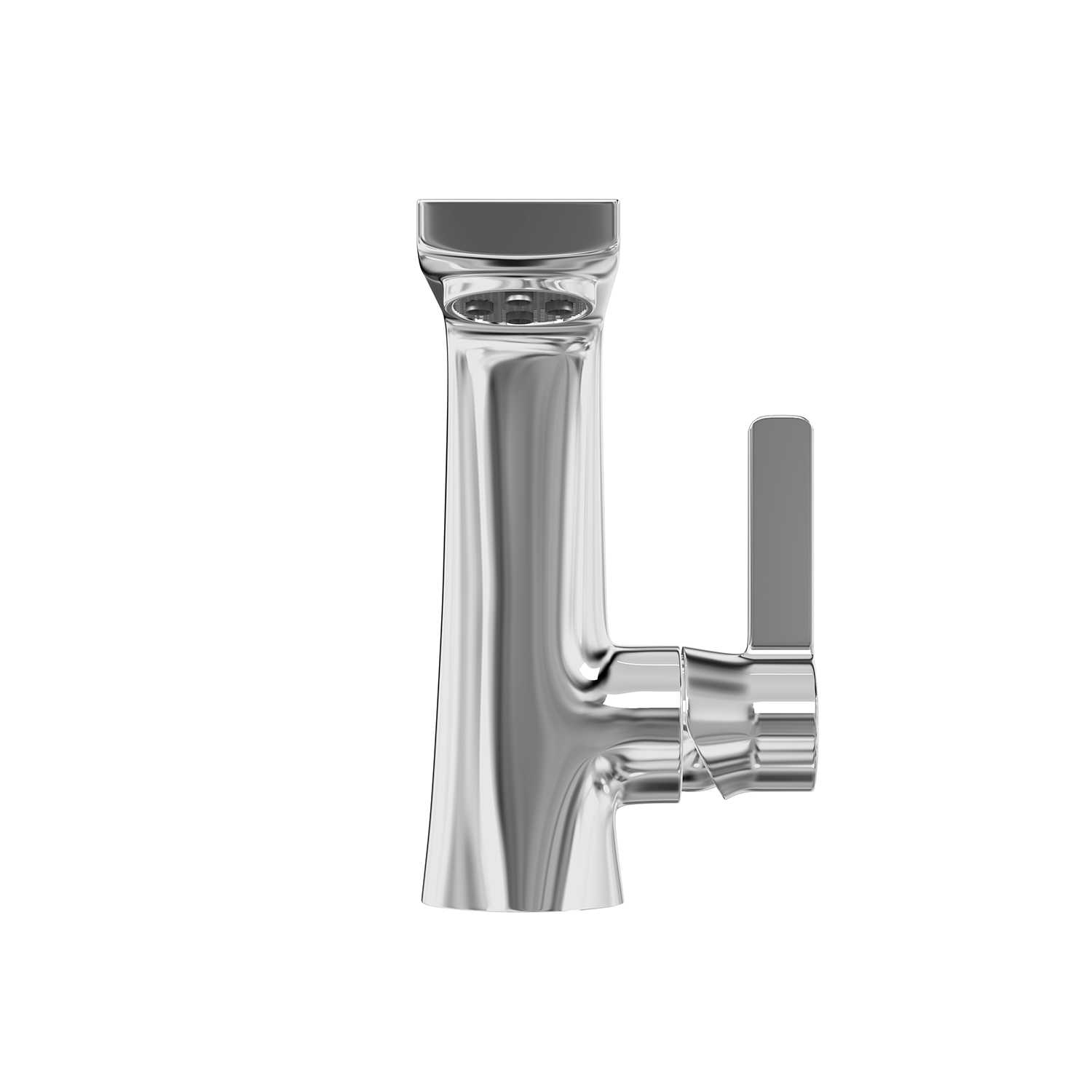 DAX 8226 Single Handle Bathroom Sink Faucet - Solid Brass Construction, Chrome Finish, 4 15/16
