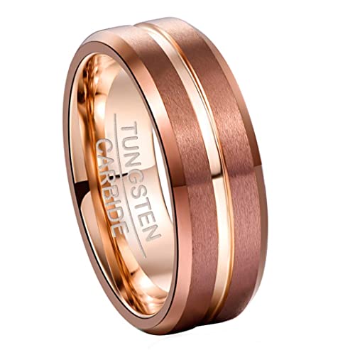 Brown + Rose Gold