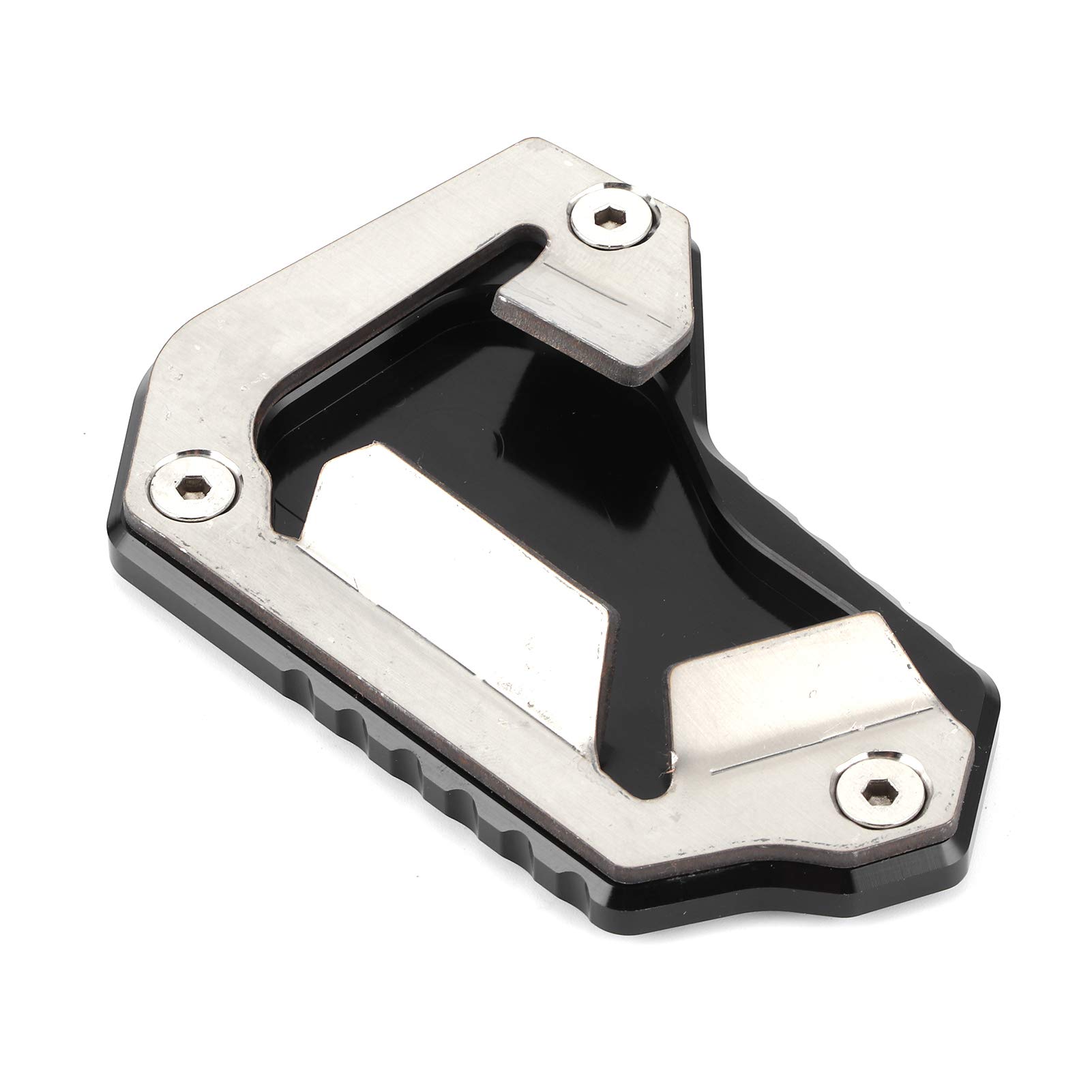 Motorcycle Kickstand Extension Pad - Side Stand Enlarger Plate for Triumph Tiger 1050 & 1200 (2015 Models) - Prevent Sinking on Soft Ground, Perfect for Parking on Grass, Sand or Gravel