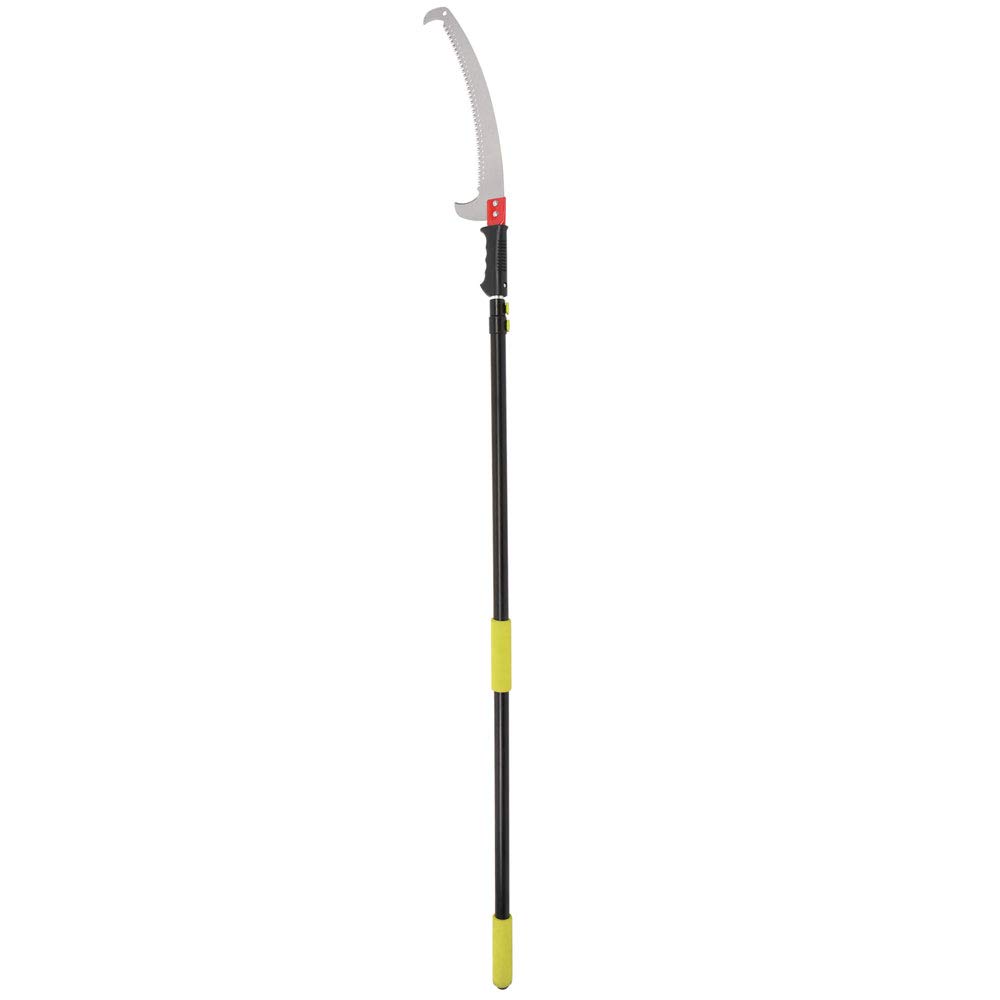 **Portable Retractable Pole Saw for Tree Trimming - Manual High Reach Pruner (4-12ft) - Ideal for Garden, Yard & High Altitude Branch Cutting**