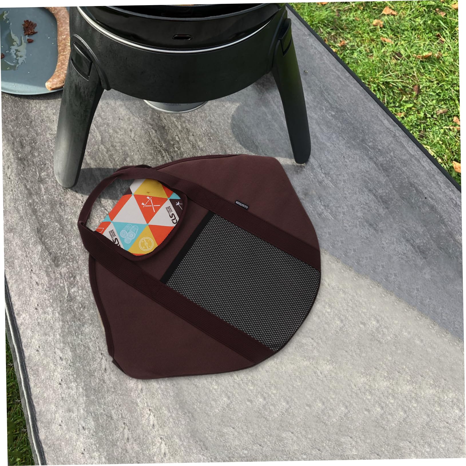Heavy Duty Cast Iron Skillet Bag - Outdoor Camping Cookware Storage for Chefs & Campers