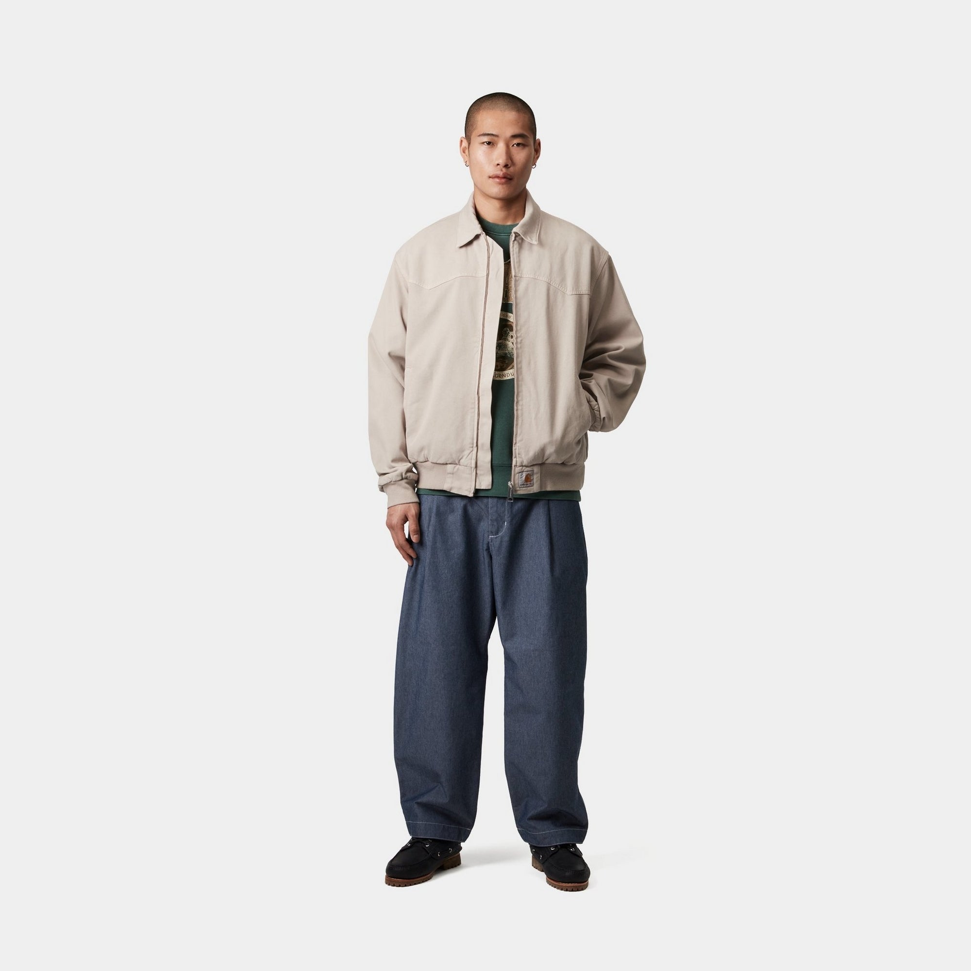 OG Santa Fe Jacket for Men & Women | Spring Lightweight Jacket in Dusky Beige | Garment Dyed Cotton Blend | Perfect for Outdoor Adventures, Casual Wear & Travel