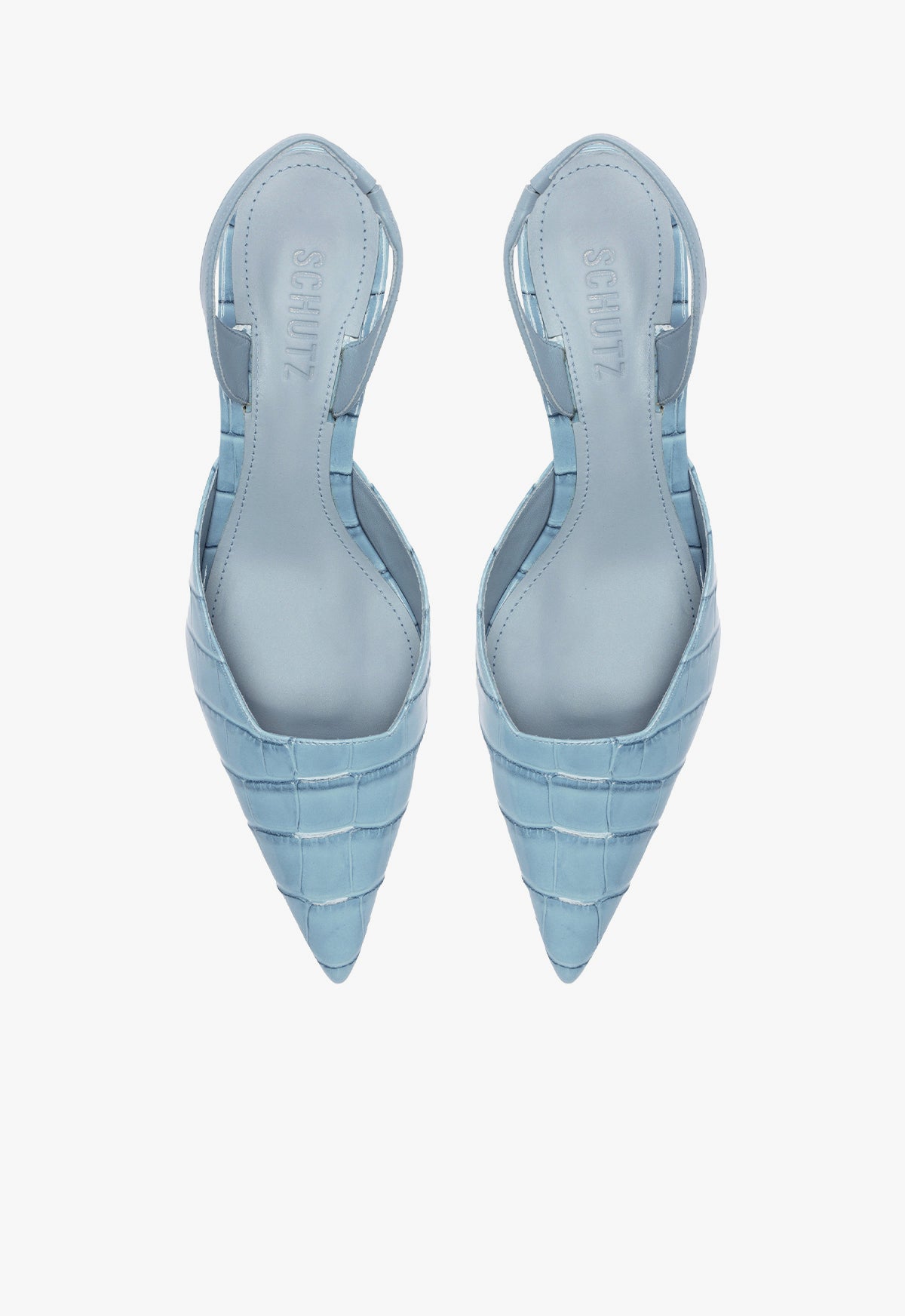 Paola Mid Heel Stiletto Pumps for Women - Elegant Blue Pointed Toe Dress Shoes for Party, Wedding & Evening Events | Comfortable & Stylish High Heels