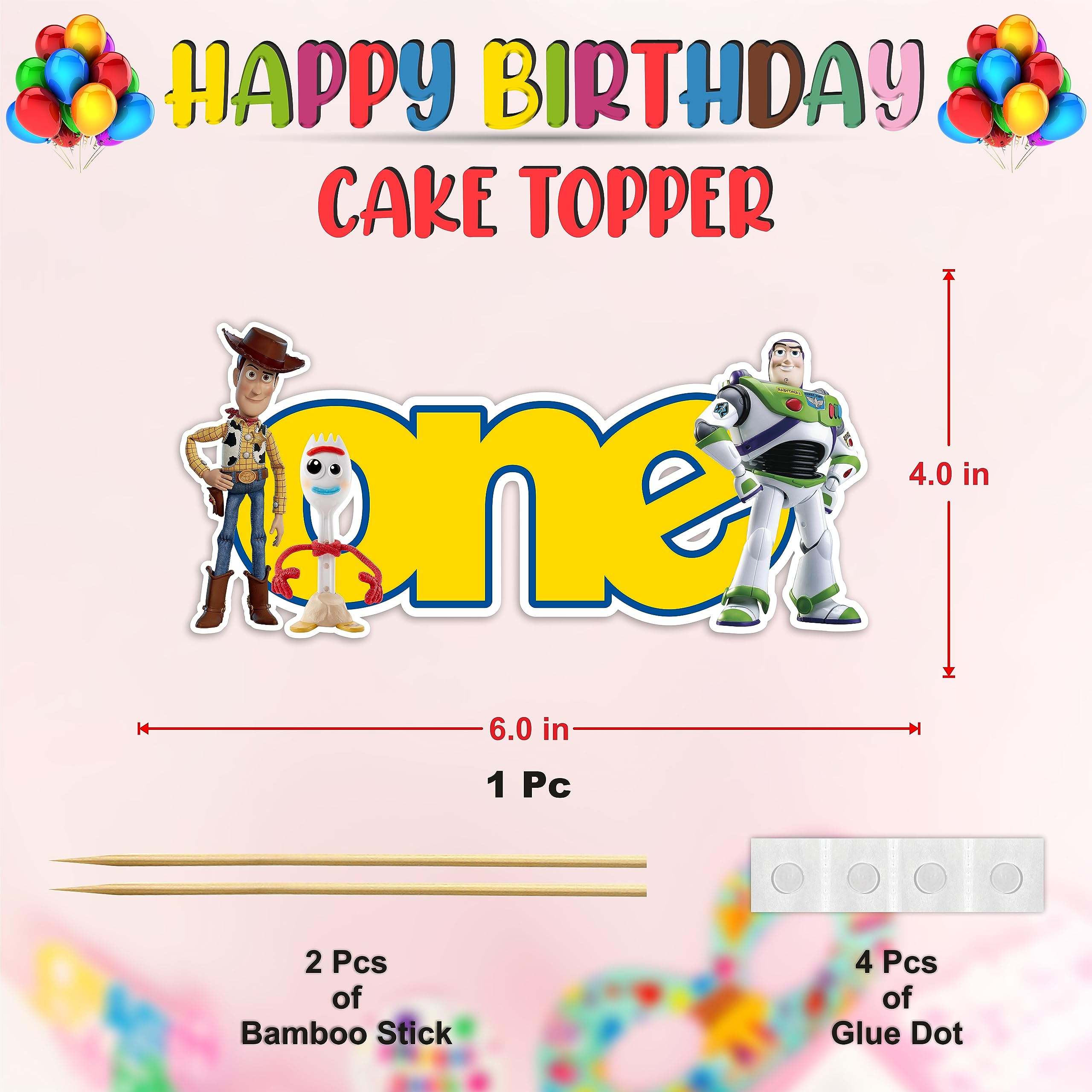 Seyal® Stylish Cake Topper for Birthday, Wedding, Anniversary - Perfect for Decorating Cakes, Cupcakes & Desserts