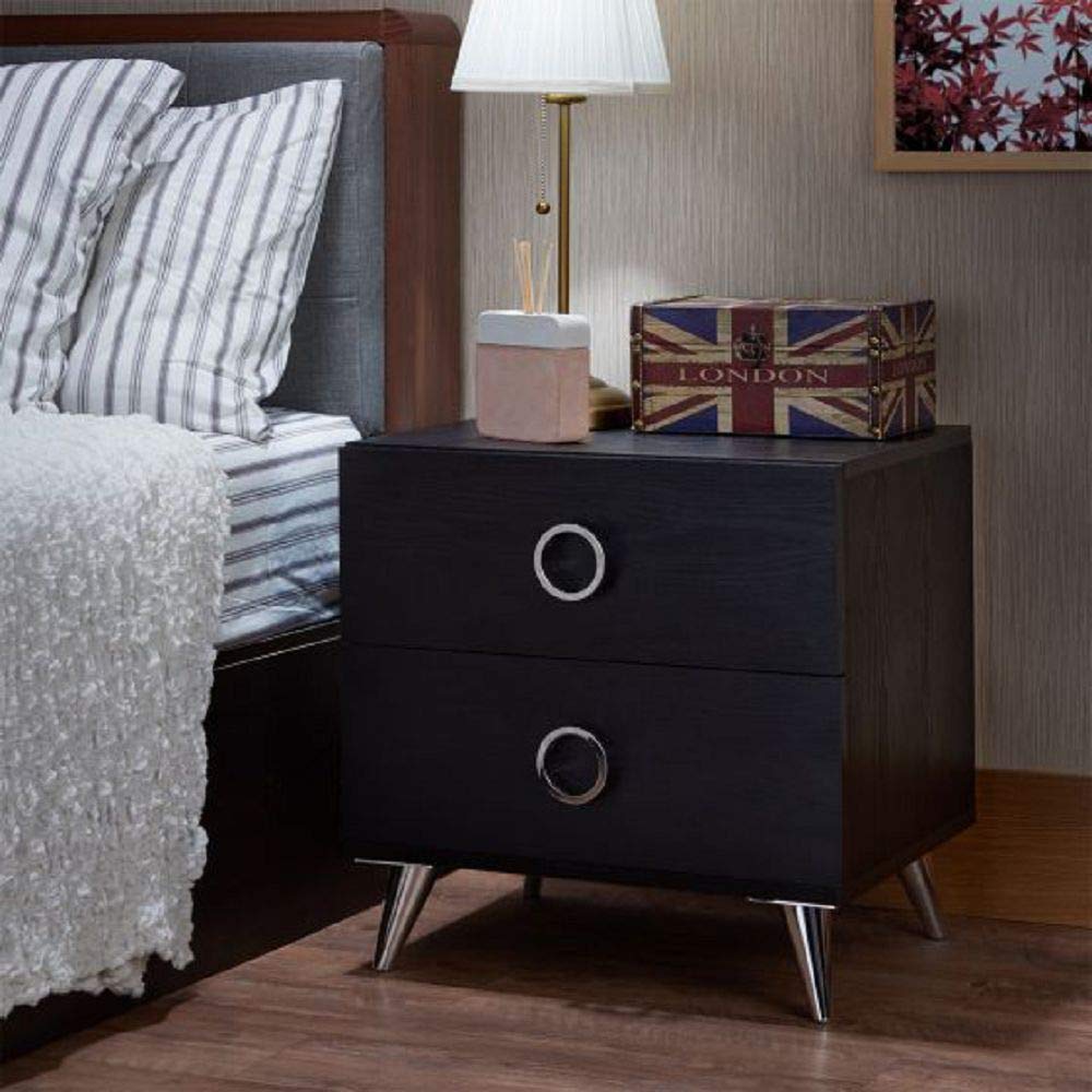 Black Elm Nightstand - 20