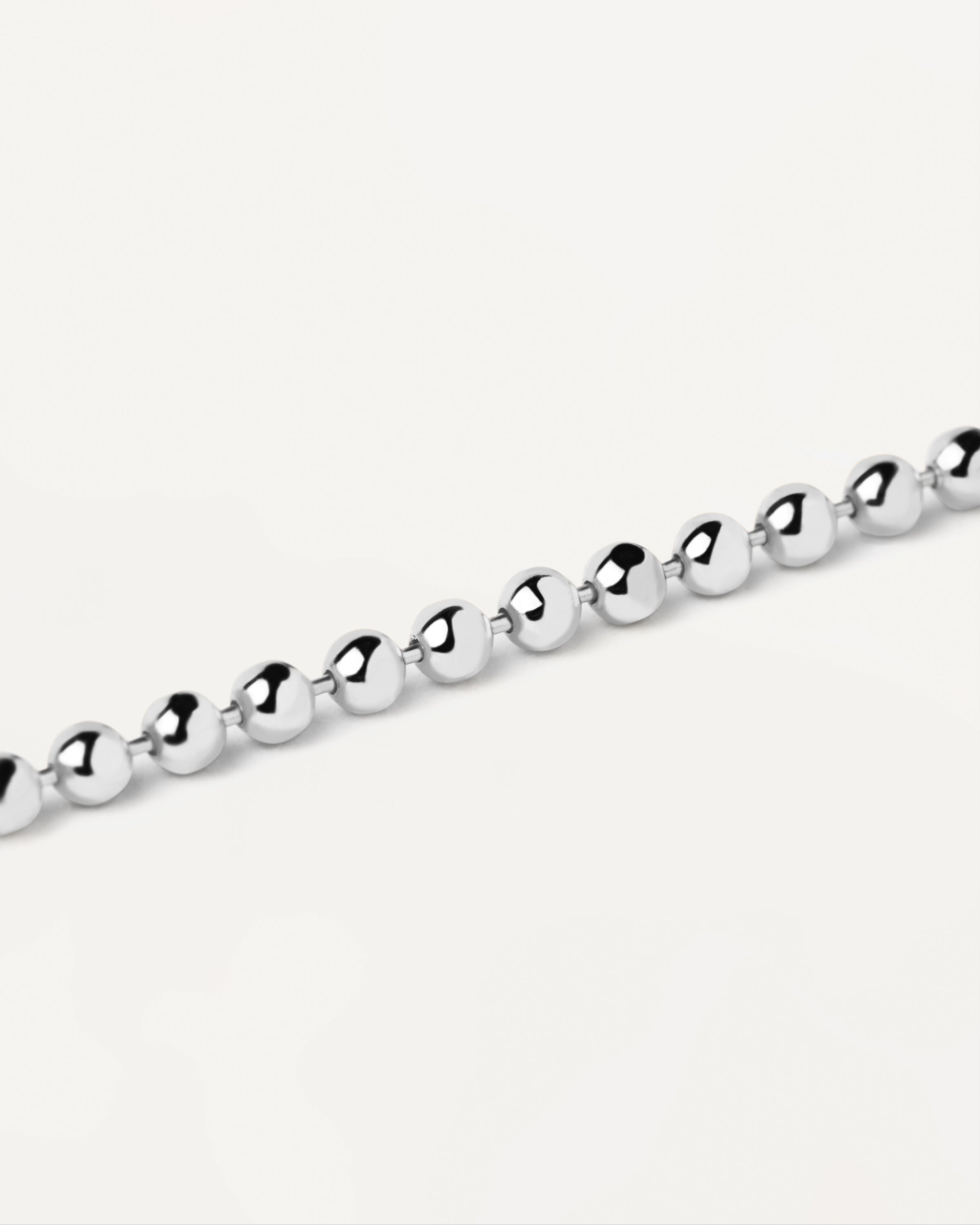 Stylish Silver Ball Chain Necklace for Women & Men - Perfect for Everyday Wear, Layering & Gifts