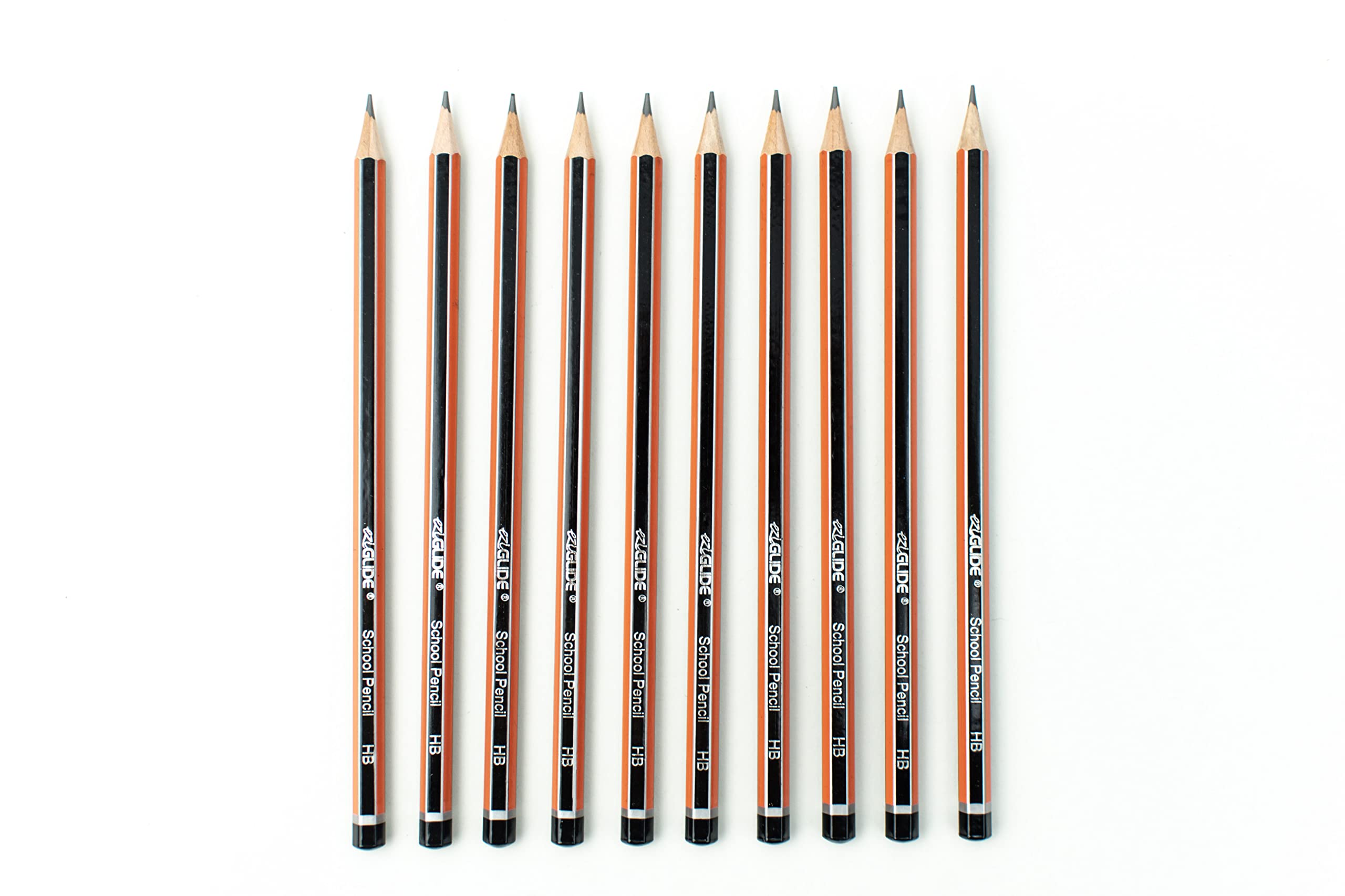 Eziglide HB Pencils, 12 Pack - Hexagonal Graphite Drawing Pencils with Break-Resistant Super Bonded Lead for School, Office & Sketching | Perfect for Writing, Art Projects & Professional Drafting