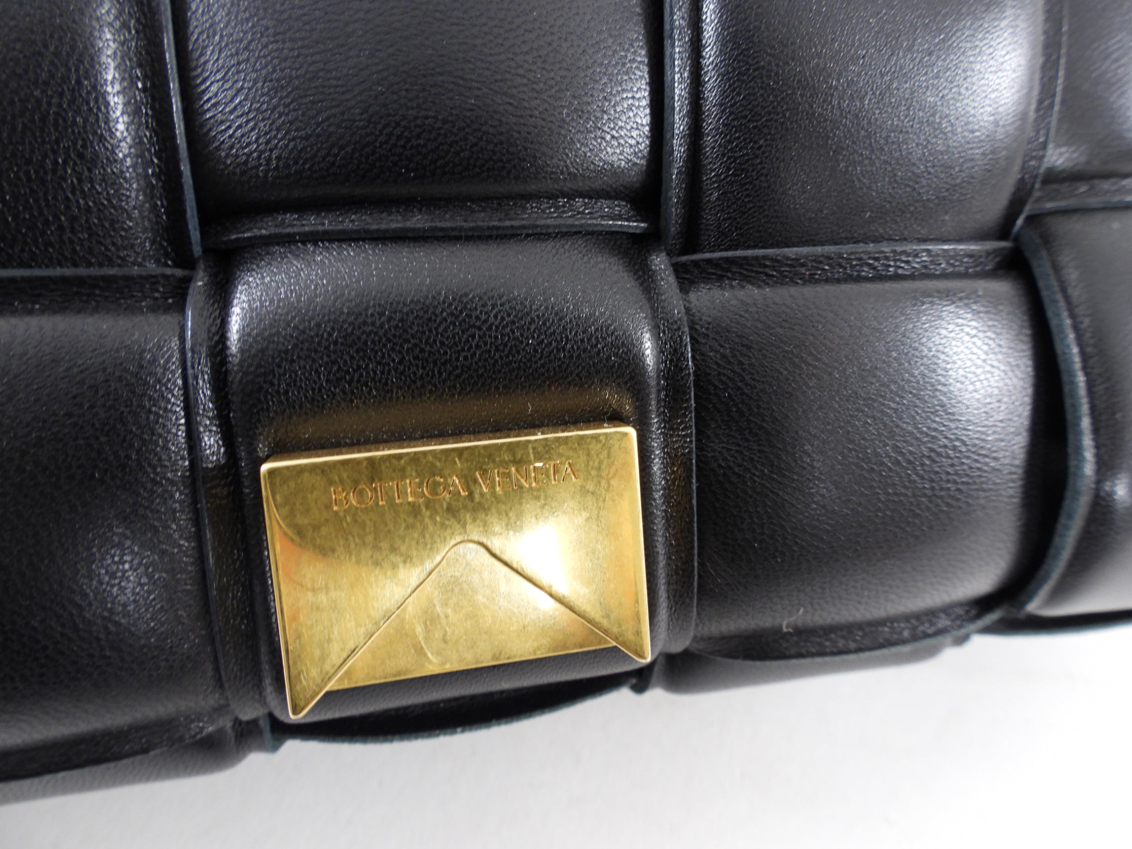 Bottega Veneta Black Padded Cassette Bag - Luxury Crossbody Shoulder Bag for Women | Perfect for Date Night, Office & Travel Accessories
