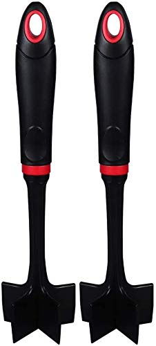 Premium Meat Chopper & Masher - Heavy Duty Kitchen Tool for Ground Beef, Avocados, Potatoes & More | Dishwasher Safe & Ergonomic Design | Perfect for Meal Prep, Burgers & Guacamole (2 Pack)