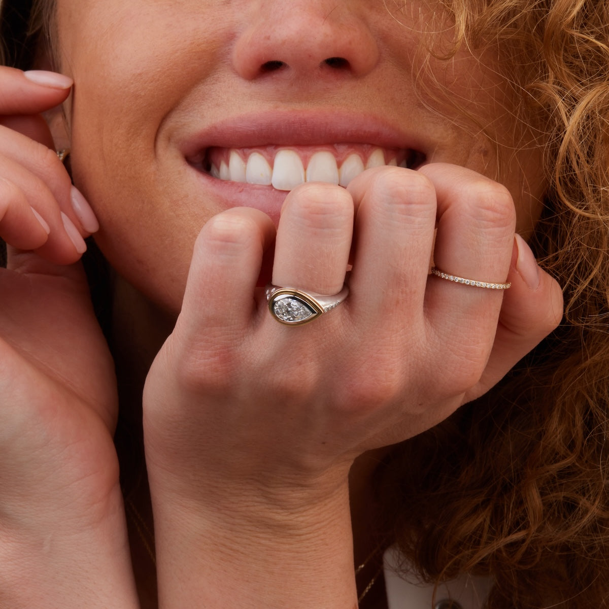 Diamond in the Rough Ring - Unique Raw Diamond Jewelry for Women | Perfect for Engagement, Wedding & Everyday Elegance