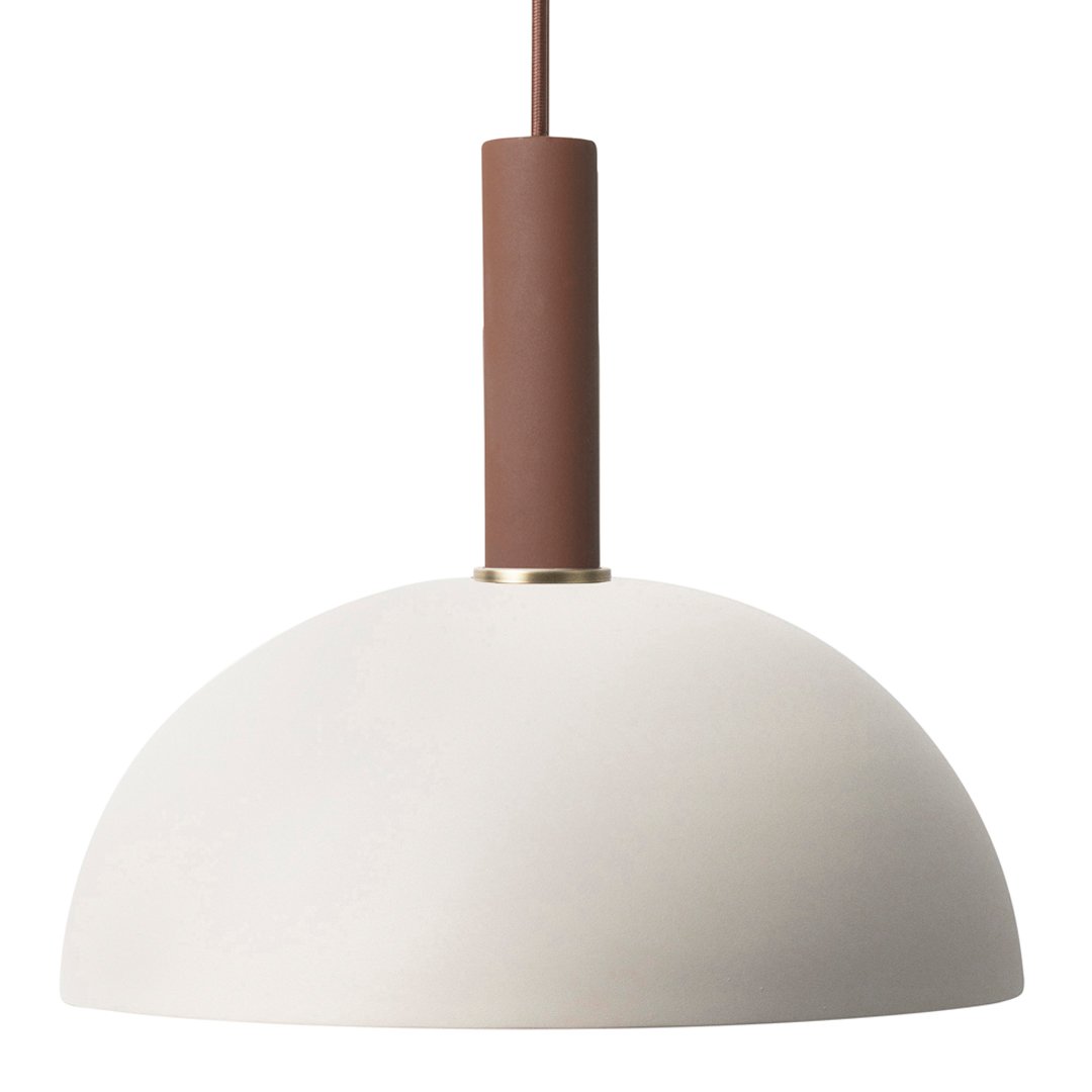 Ferm Living Dome Shade Collect Lighting - Modern Pendant Light for Living Room, Bedroom, and Dining Area | Scandinavian Style Home Decor