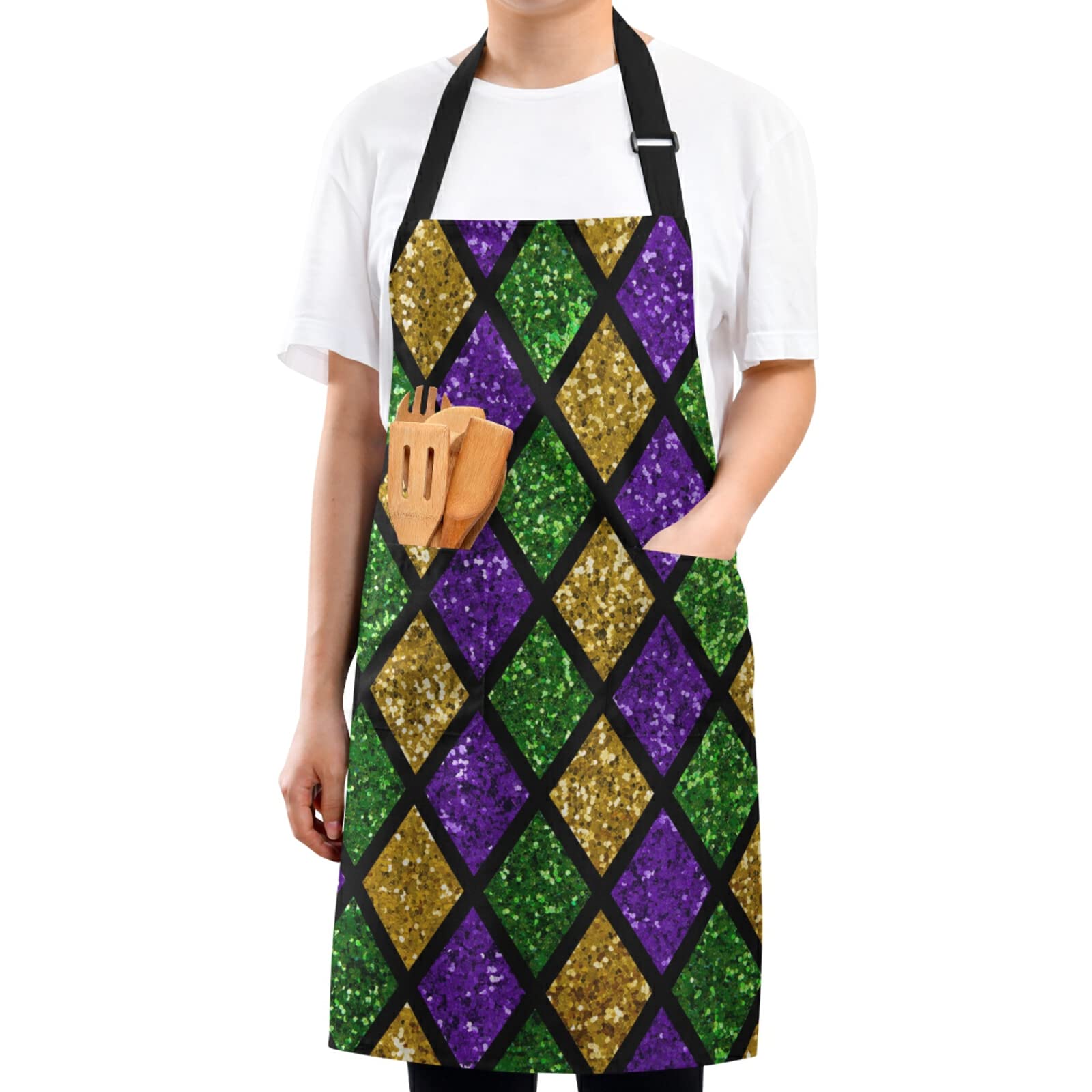 Aflyko Unisex Adjustable Kitchen Apron for Cooking, BBQ, Baking & Painting - 27.5
