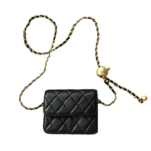 Mini Belt Bag for Women - Fashionable Small Waist Bag | Y2K Trendy Accessories (Black, Small) | Perfect for Running, Travel & Everyday Use