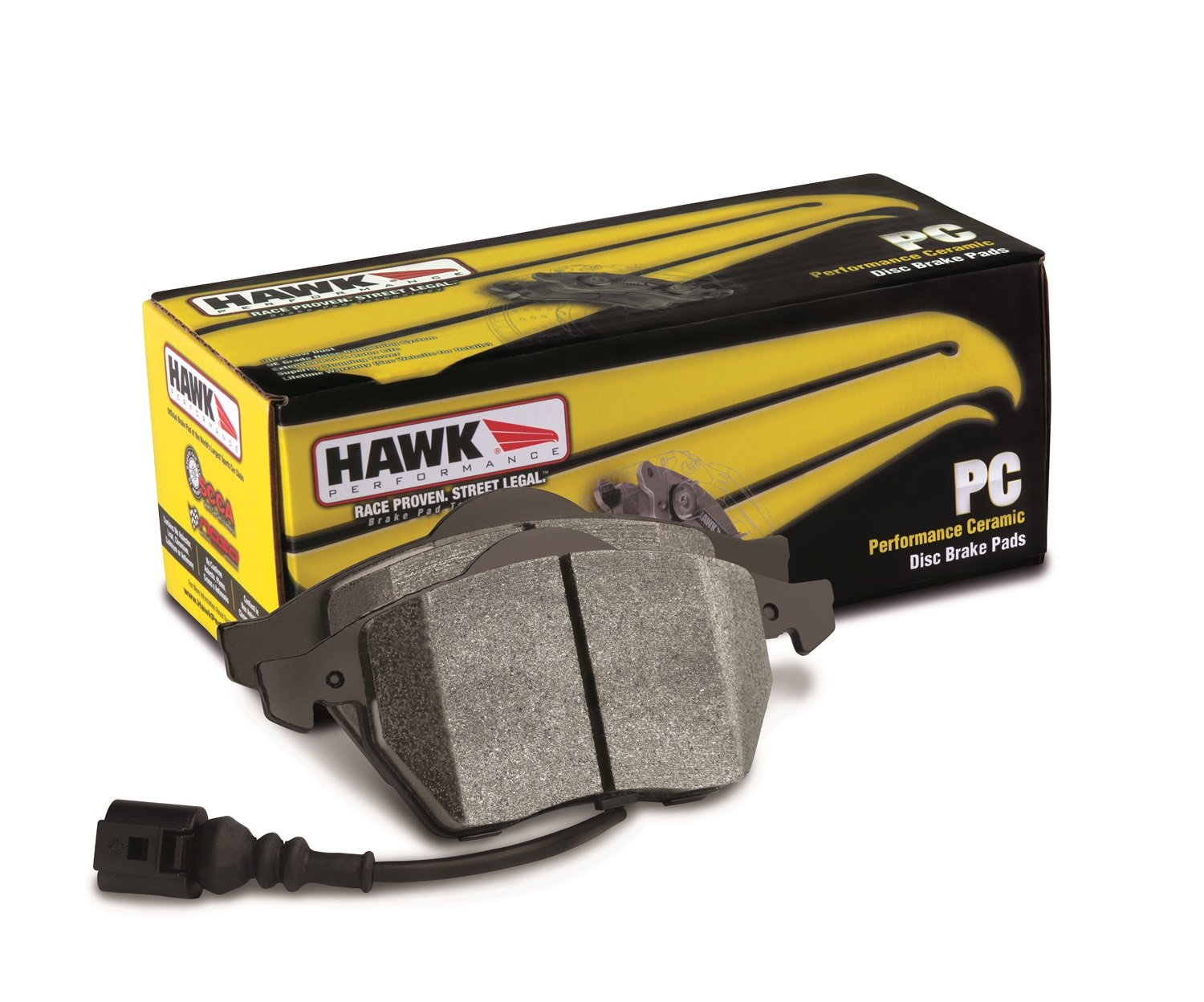 HB664Z.634 Ceramic Brake Pads - High Performance Low Dust Brake Pads for Smooth & Quiet Stopping | Perfect for Daily Commuting, City Driving & Highway Use