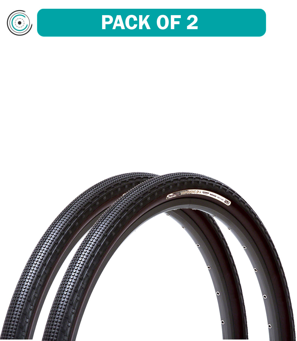 2 Pack Panaracer GravelKing SK Plus Tires - 700x32 Tubeless Bike Tires with ProTite Protection for Gravel & Road Cycling | Perfect for Off-Road Adventures and Commuting