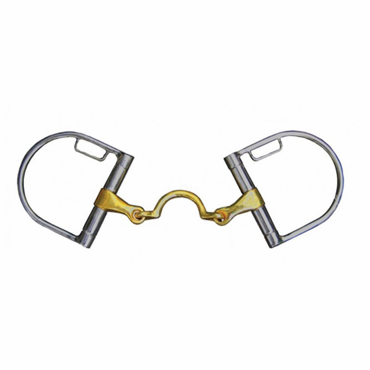 Jump'in High Port D Ring Bit for Horses - Comfortable & Durable Horse Training Bit - Perfect for Western Riding, Dressage & Trail Riding